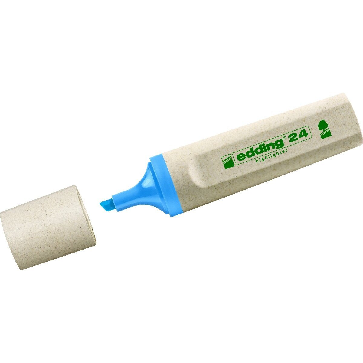 edding Marker Textmarker Highlighter edding 24 EcoLine nachfüllbar hellblau