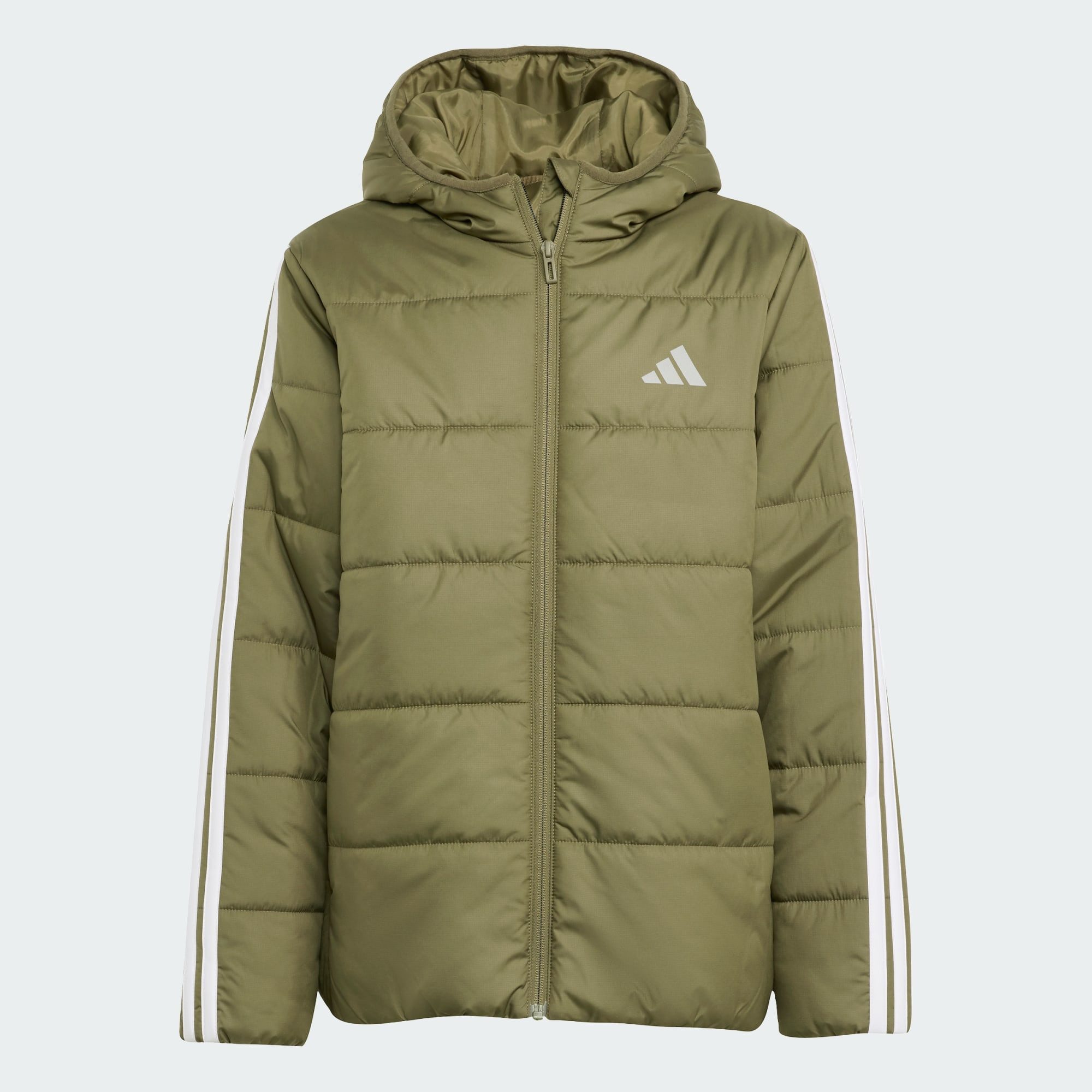 adidas Sportswear Hybridjacke ESSENTIALS 3-STREIFEN GEFÜTTERTE KINDERJACKE (1-St)