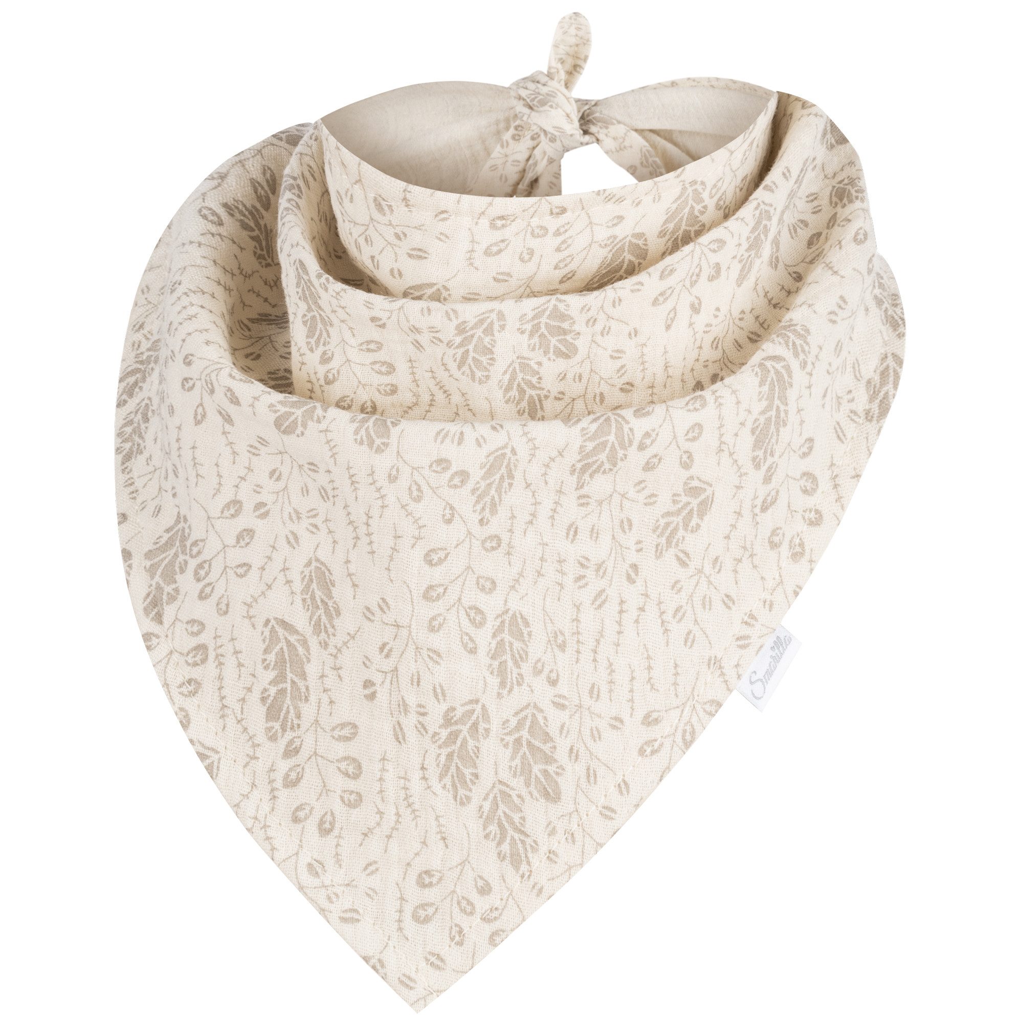 Smarilla Halstuch Dreieckstuch Bindetuch Kopftuch Uni Mädchen Junge Baby Musselin