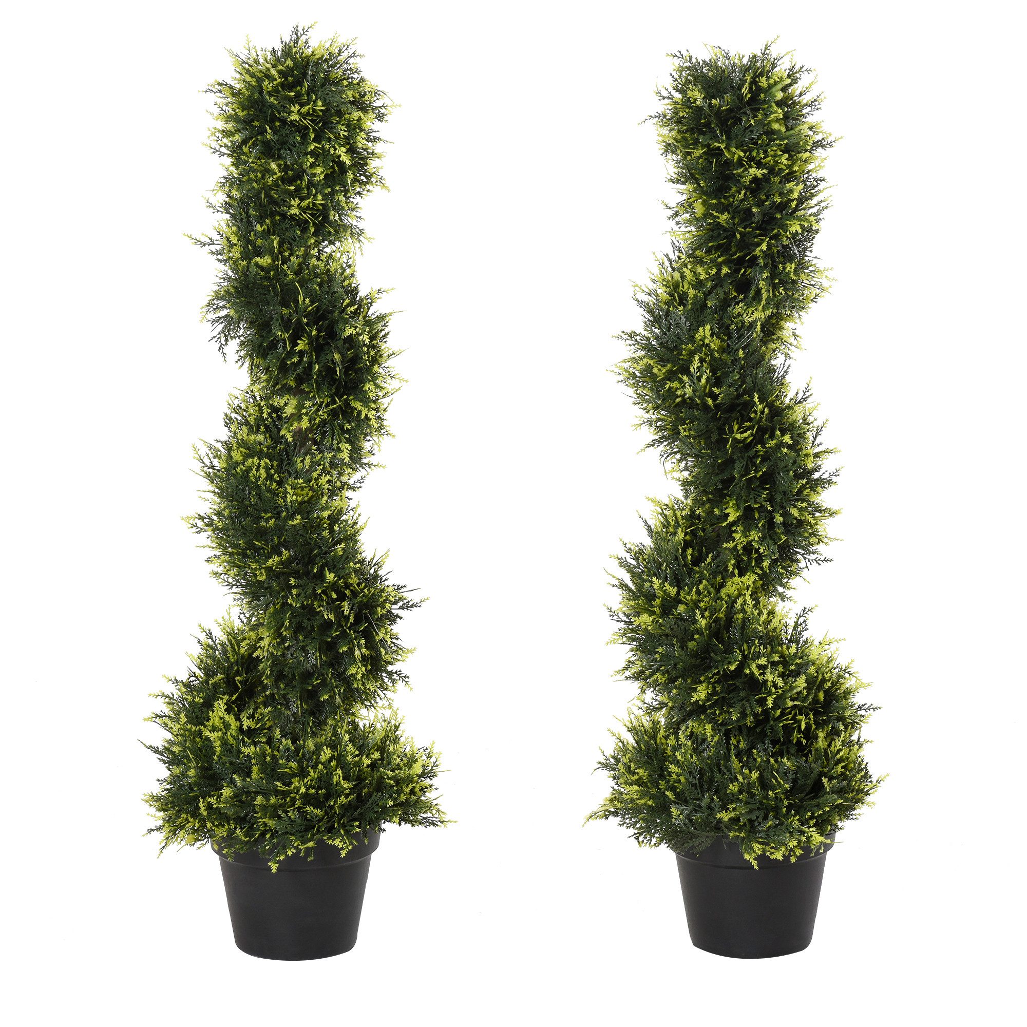 Kunstpflanze 2er Set künstliche Zedernbaum groß günstig online kaufen