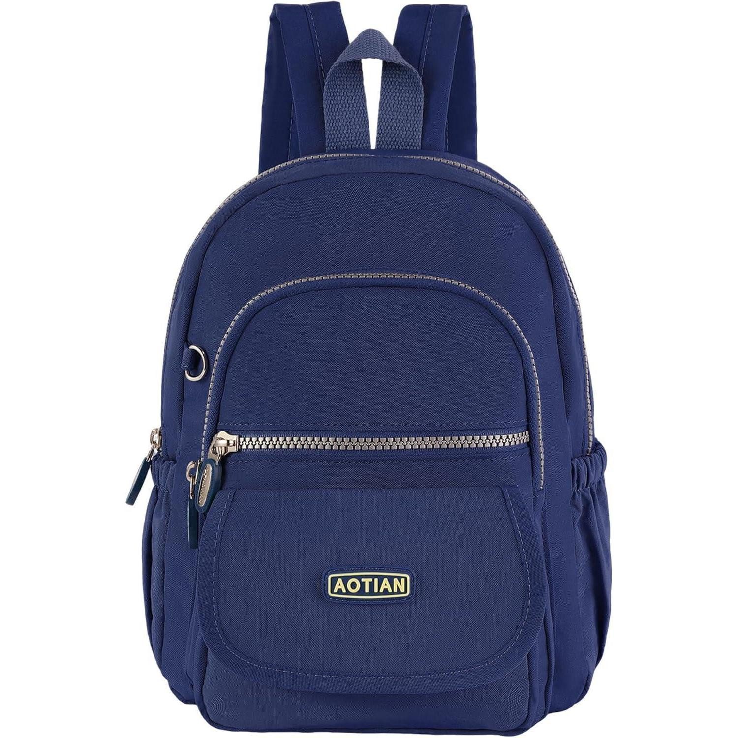 Minirucksack Rucksack Damen Mädchen Leichtgewicht Daypacks 7 Liter Mini Blau