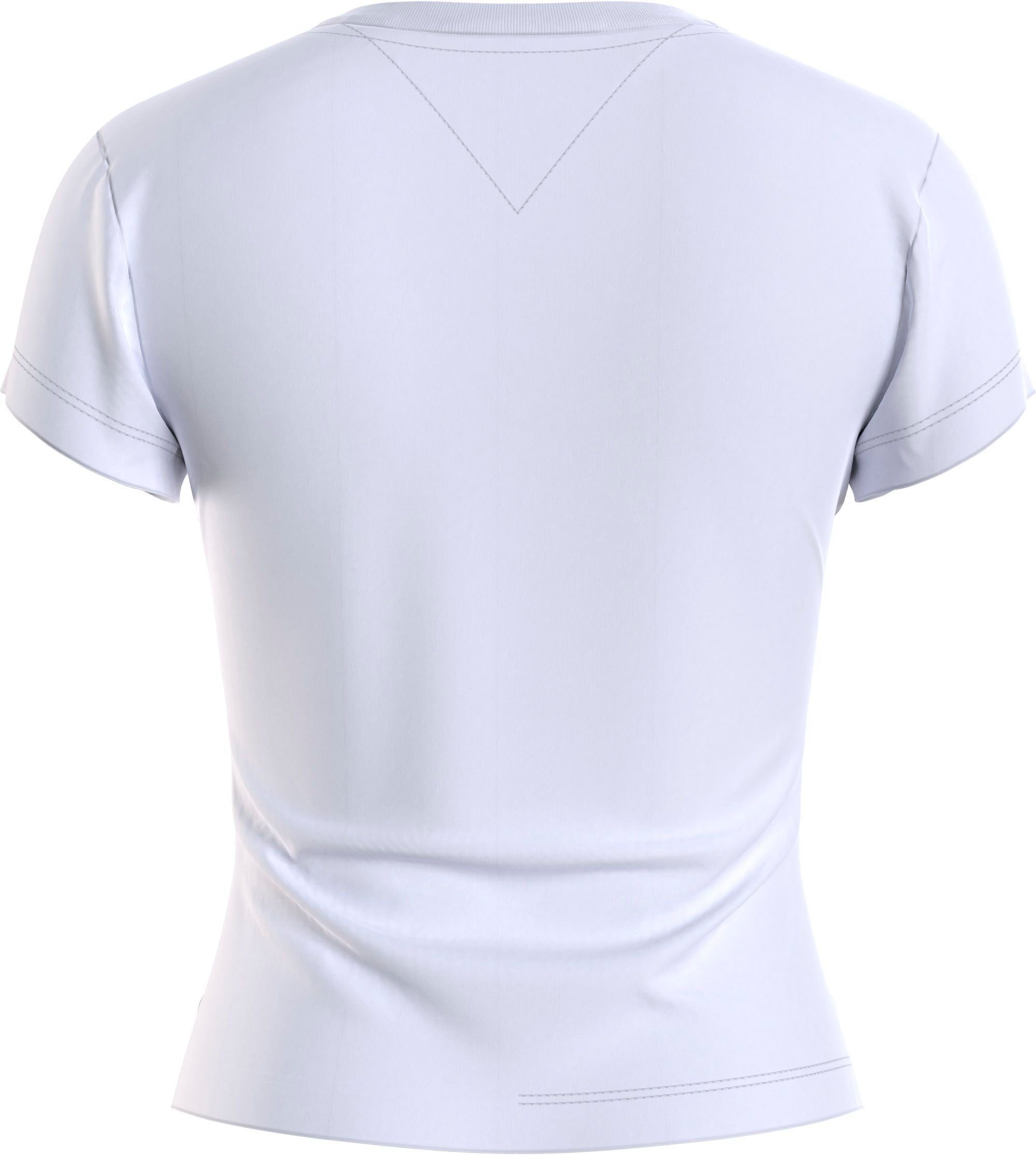 2 ESSENTIAL TJW BBY LOGO Logostickerei Jeans Logodruck Tommy T-Shirt und mit White