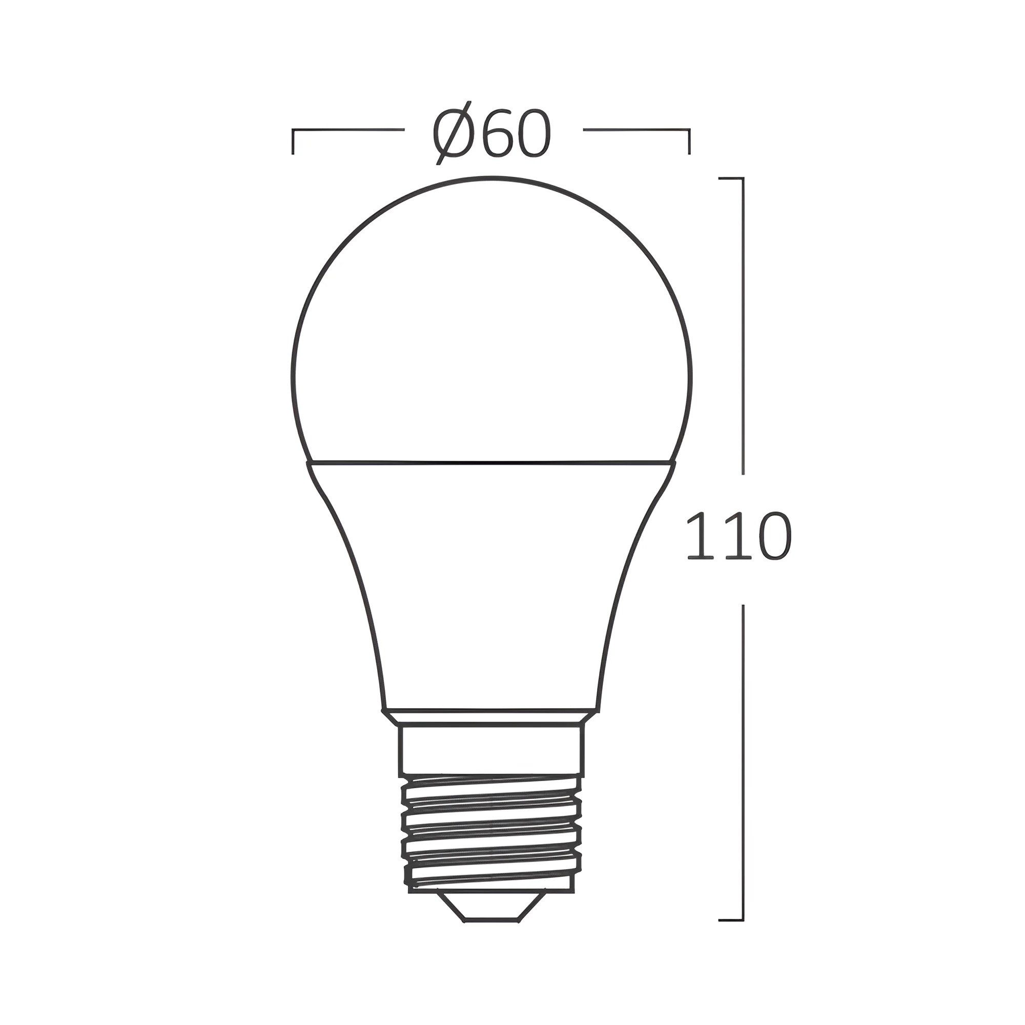 Braytron LED-Leuchtmittel 10 X LED Glühbirne Birnenform E27 11W Watt 1055lm A60 ersetzt 75W, E27, Warmweiß, Neutralweiß, Kaltweiß, Energieeffizient, Flimmerfrei, Langlebig, 10er Set