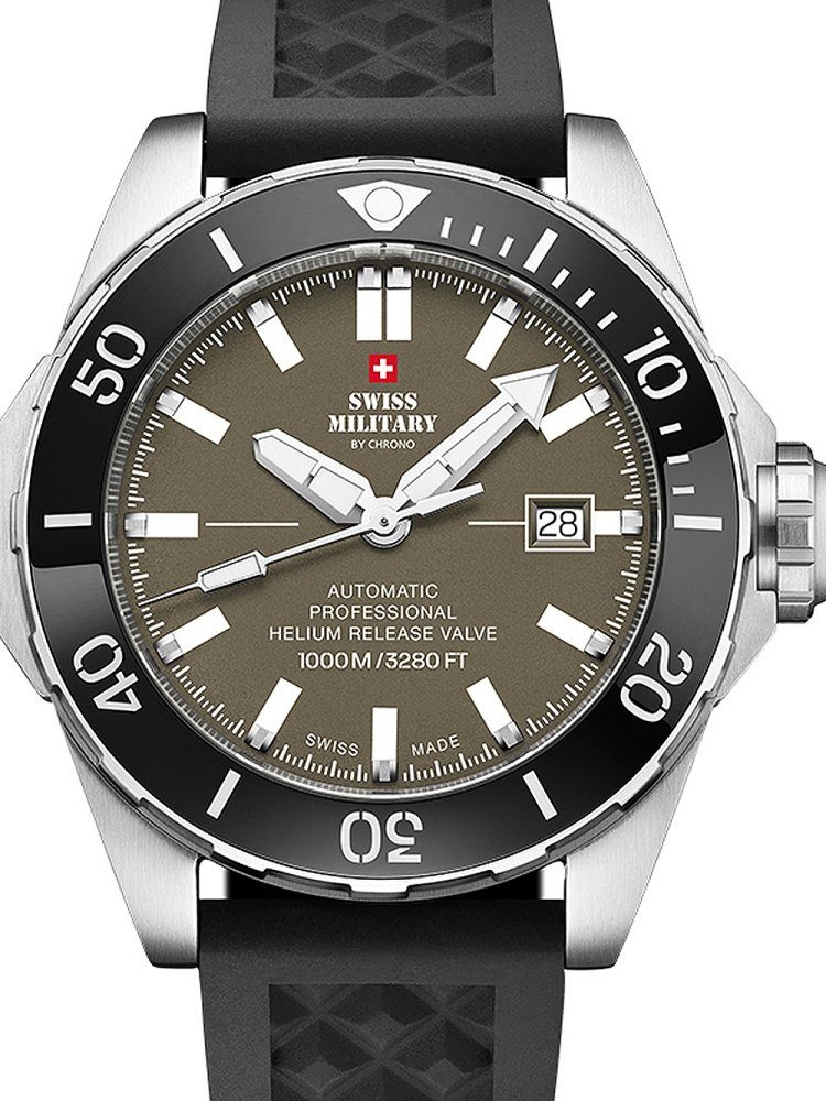 Swiss Military by Chrono Automatikuhr Swiss Military SMA34092.08 Automatik Diver 45mm 100ATM