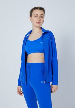 SPORTKIND Trainingsjacke Tennis Sportjacke Mädchen & Damen kobaltblau