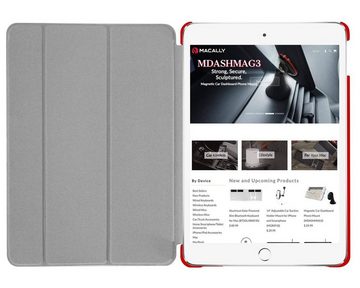 Macally Tablet-Hülle Schutz-Hülle Smart Tasche Cover Case Rot, für Apple iPad mini 7,9" (4. Gen 2015), iPad mini 7,9" (5. Gen 2019)