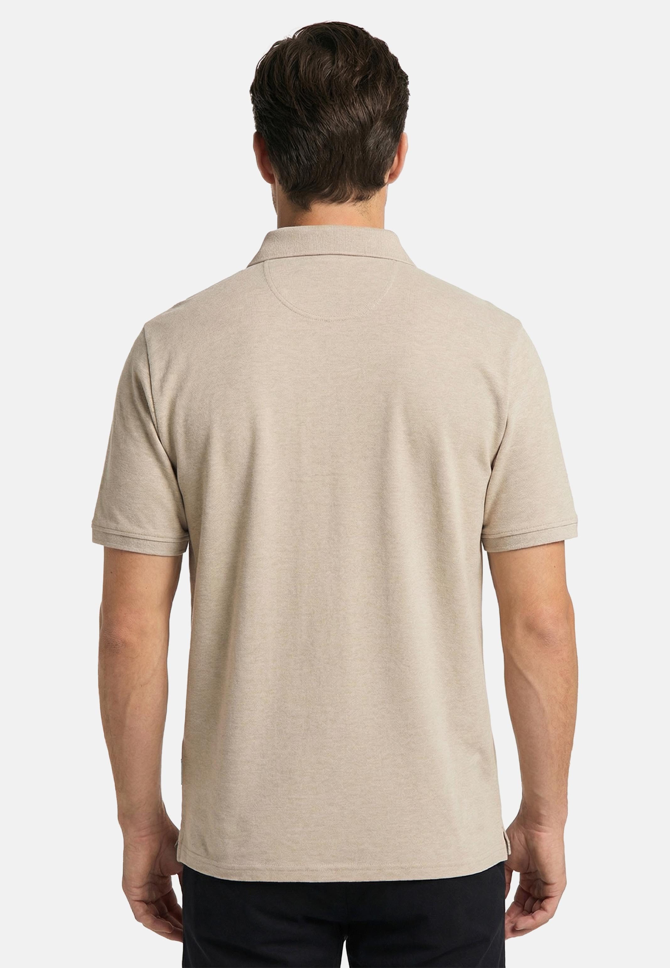 CASAMODA Poloshirt Basic (1-tlg) Poloshirt - Baumwolle - Atmungsaktiv - Kleurcontrasterende knoppen