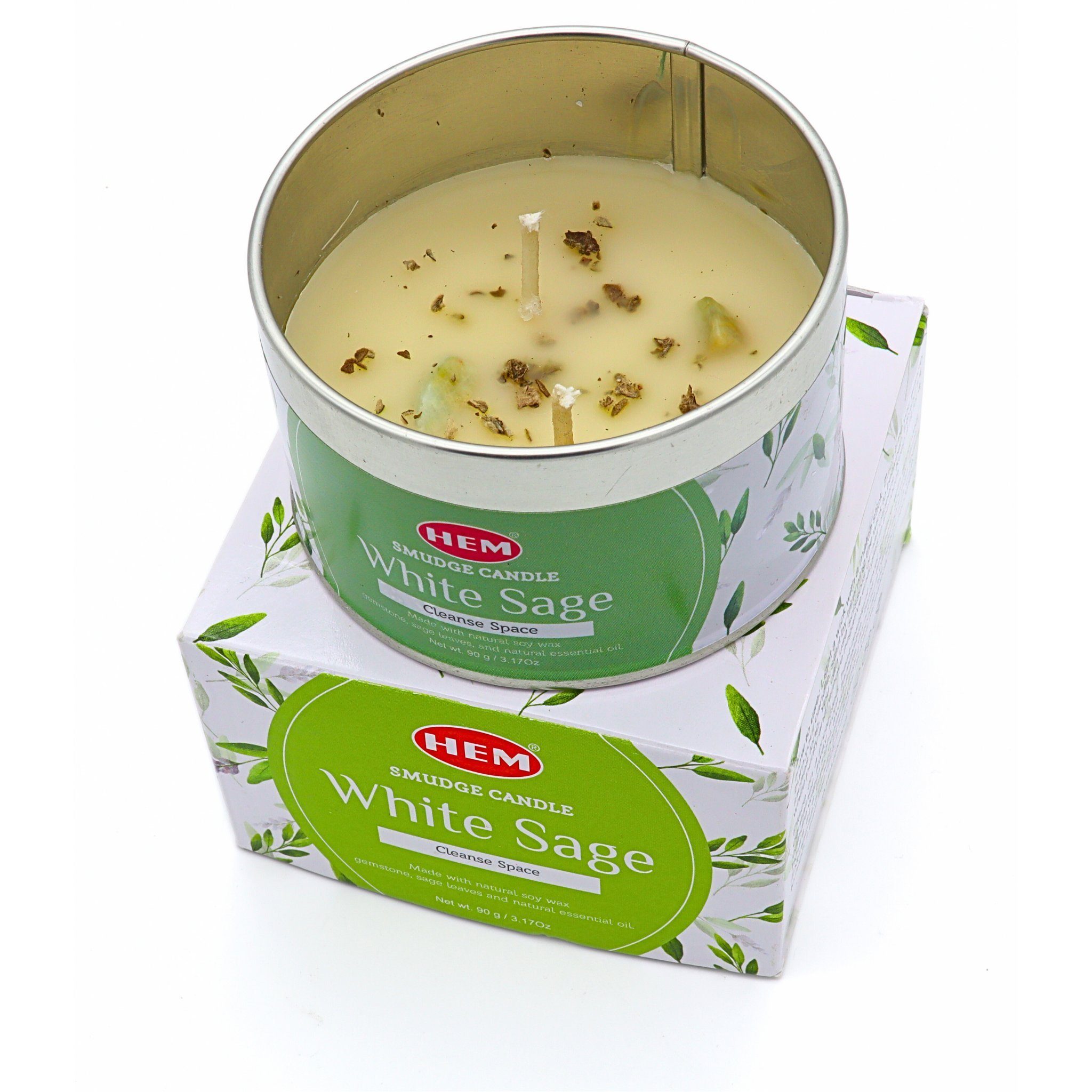 LAVISA Duftkerze HEM Edelstein Kerze, Smudge, Palo Santo, Salbei, Rosmarin günstig online kaufen