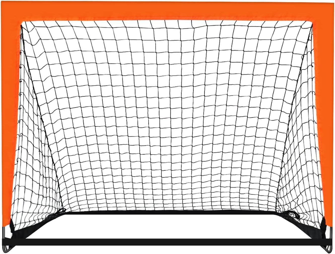 KARLE Fußballtor Profi-Fußballtor, 1 Stück, 1200 x 900 mm (Pop-Up-Fußballtor für den Außenbereich, faltbares tragbares Fußballtor, 1 St., hochwertige Outdoor-Torwand), für Erwachsene und Kinder, Fußballtore im Garten