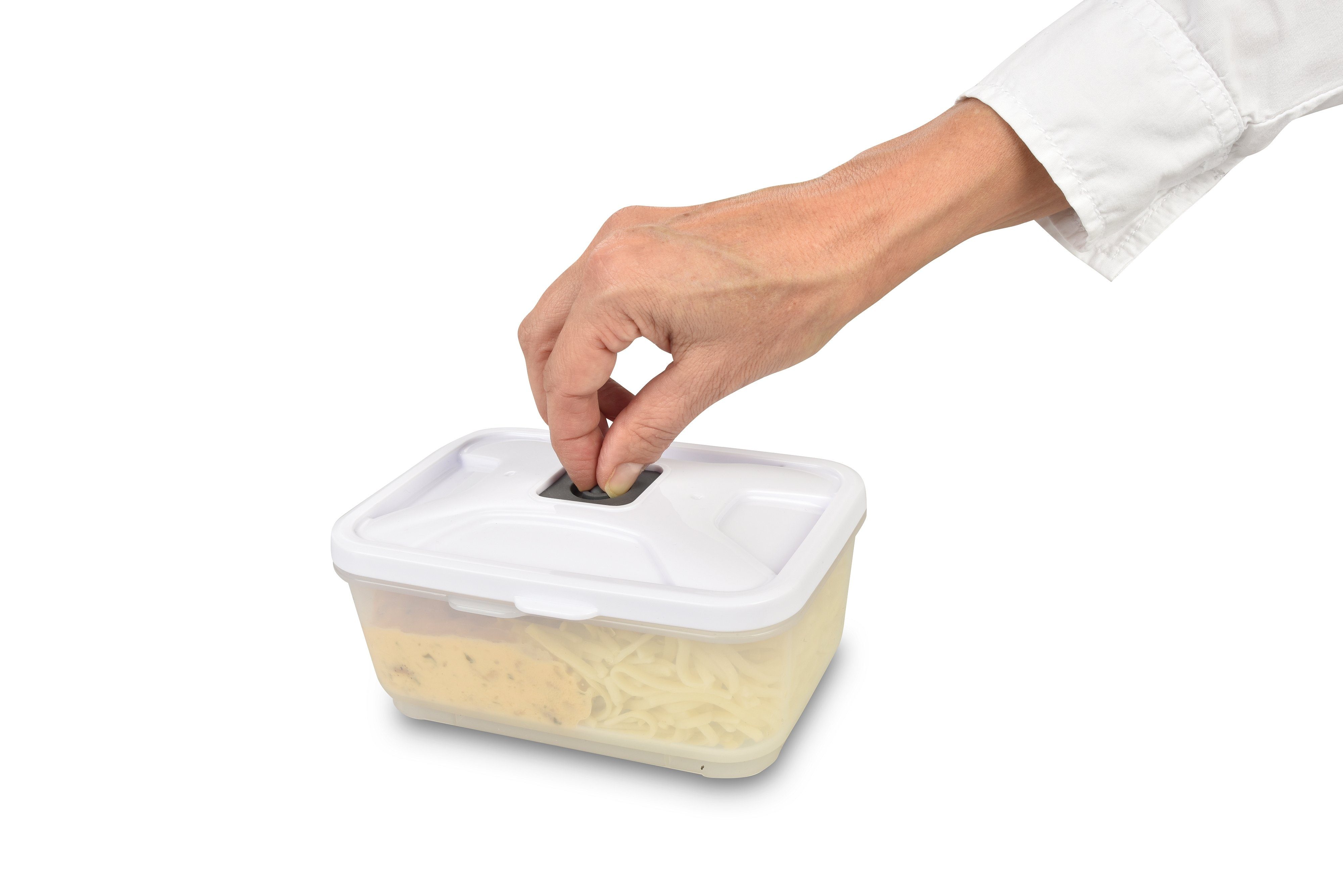 ml, Vakuumierer, (2-tlg), BPA frei, Kühlschrank Lunch für SOLIS SWITZERLAND Kunststoff, 2: OF Box Spülmaschinenfest, Boxen, Frischhaltedose für Volumen 600