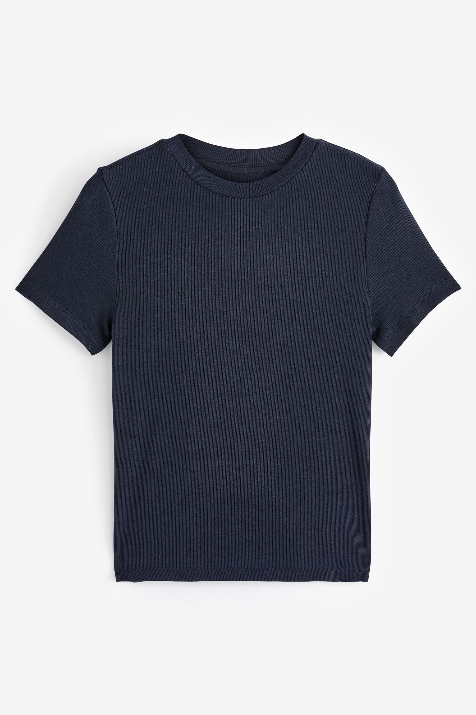 Next T-Shirt Superweiches, geripptes T-Shirt aus günstig online kaufen