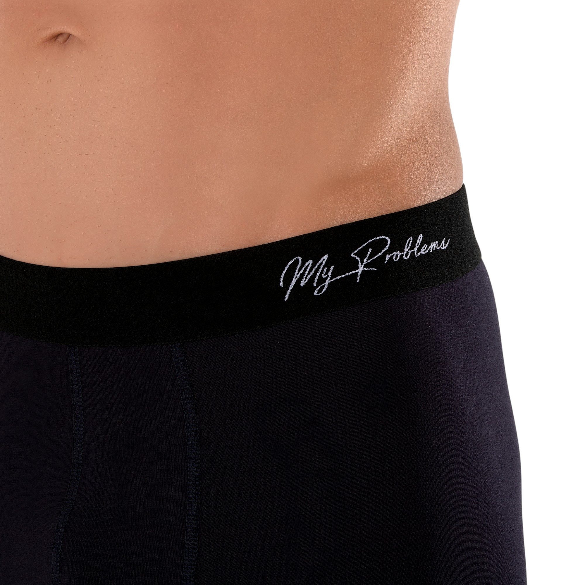 Myproblems Boxershorts Langes Bein 6er Pack Baumwolle Boxershorts Unterwäsc günstig online kaufen