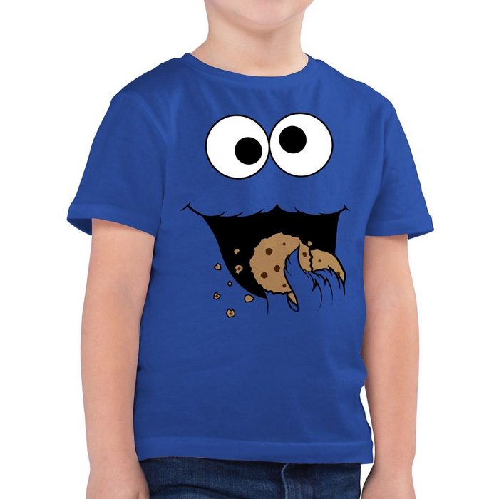Shirtracer T-Shirt Keks-Monster - Keksmonster Karnevalskostüme Kinder