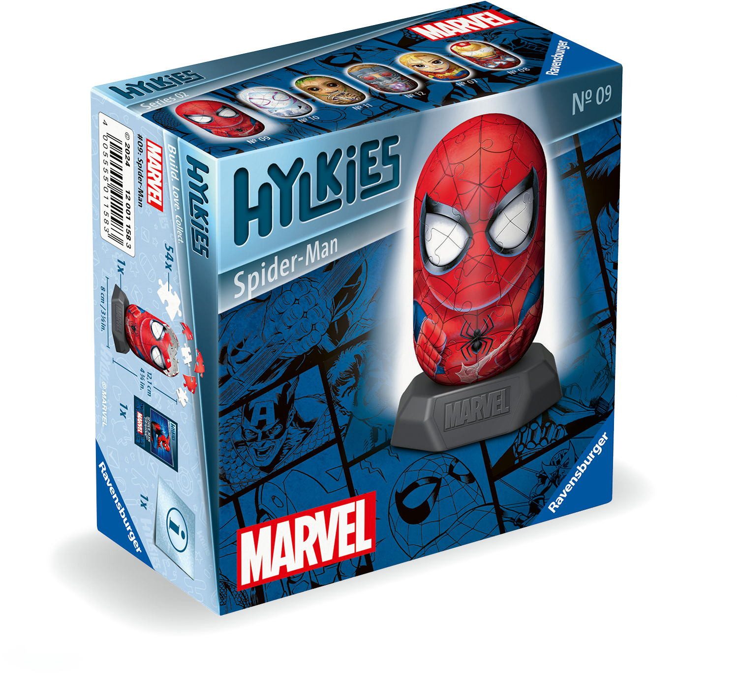 Ravensburger Puzzle 54 Teile 3D Puzzle Marvel Spider-Man 12001158, Puzzleteile