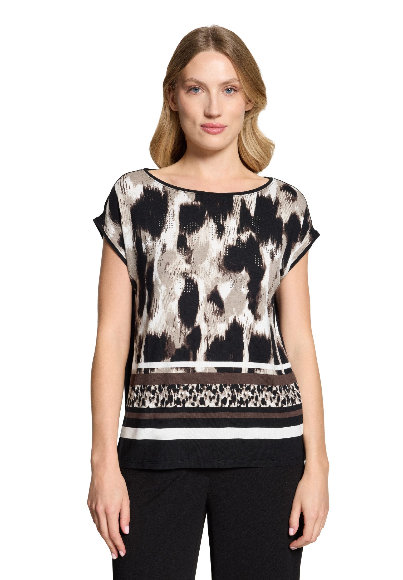 Kurzarmshirt Damen mit Aufdruck