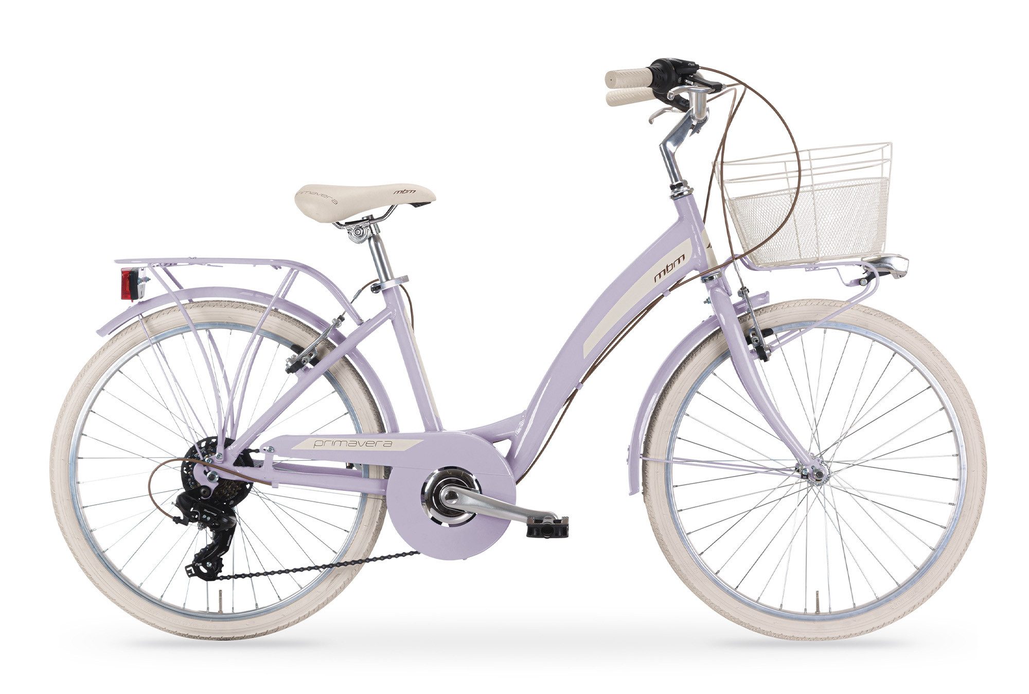 MBM Kinderfahrrad, SHIMANO 6-Gang Kettenschaltung, Citybike New Primavera 24 Zoll