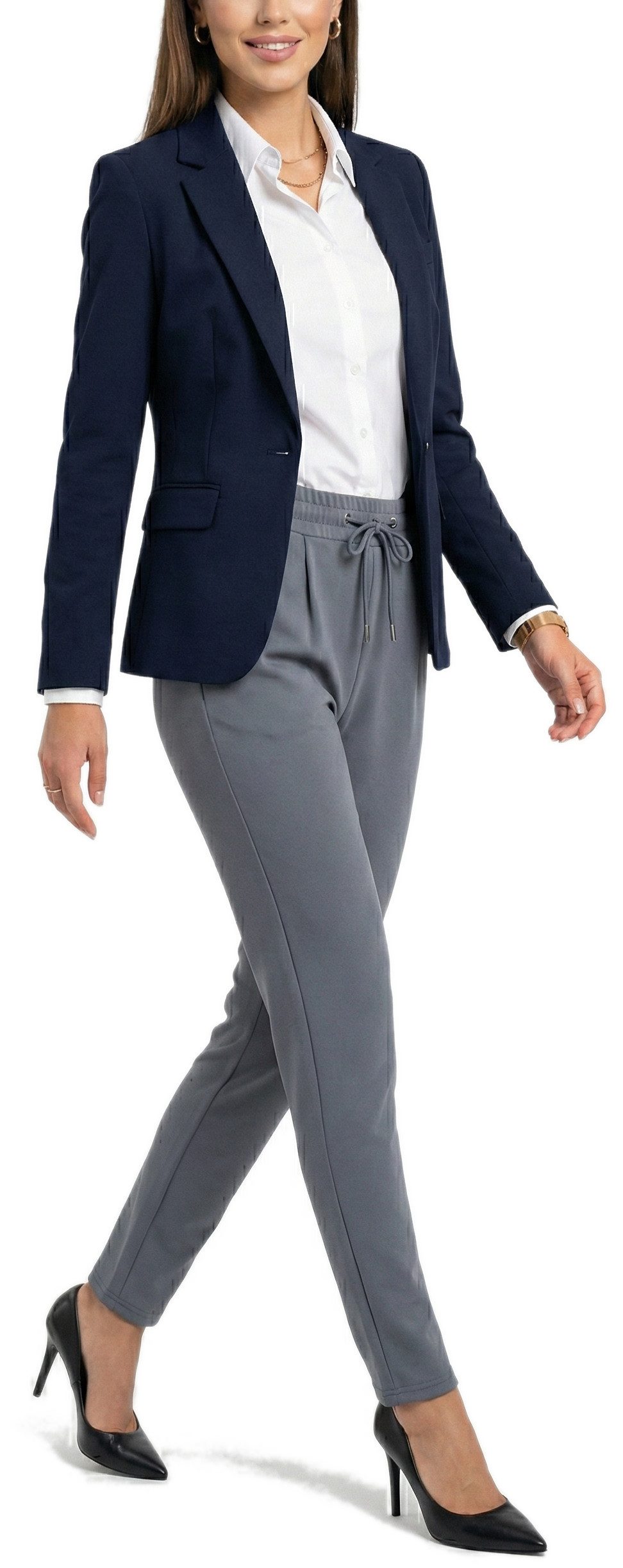 dy_mode Stoffhose Damen Schlupfhose Middle Waist Stoffhose Business-Hose Gu günstig online kaufen