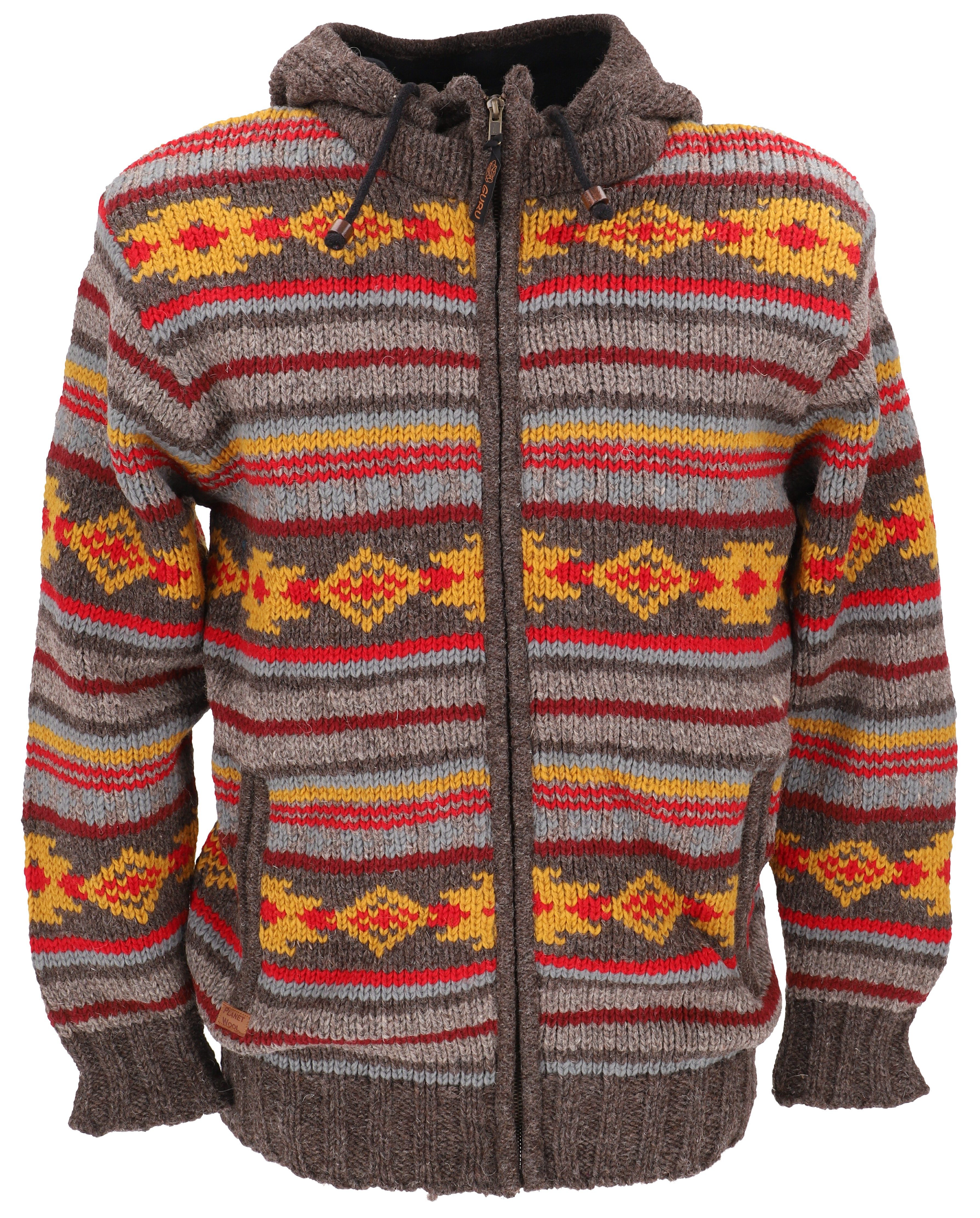 Strickjacke Unisex Strickjacke, Wolljacke, Nepaljacke -..