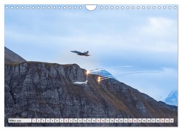 CALVENDO Wandkalender Axalp Airshow (Wandkalender 2025 DIN A4 quer), CALVENDO Monatskalender