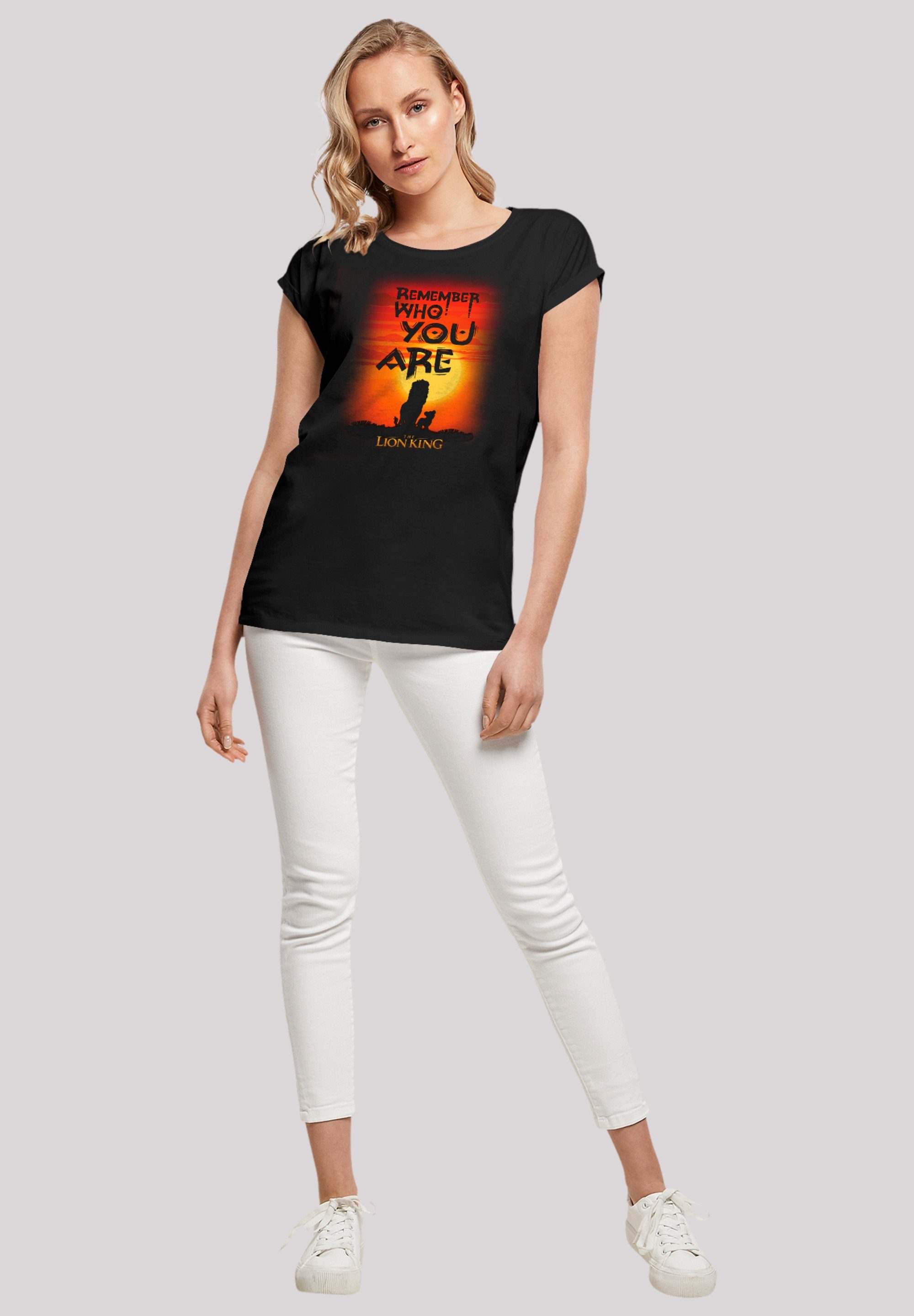 F4NT4STIC T-Shirt Qualität Löwen König Premium Sundown der Disney
