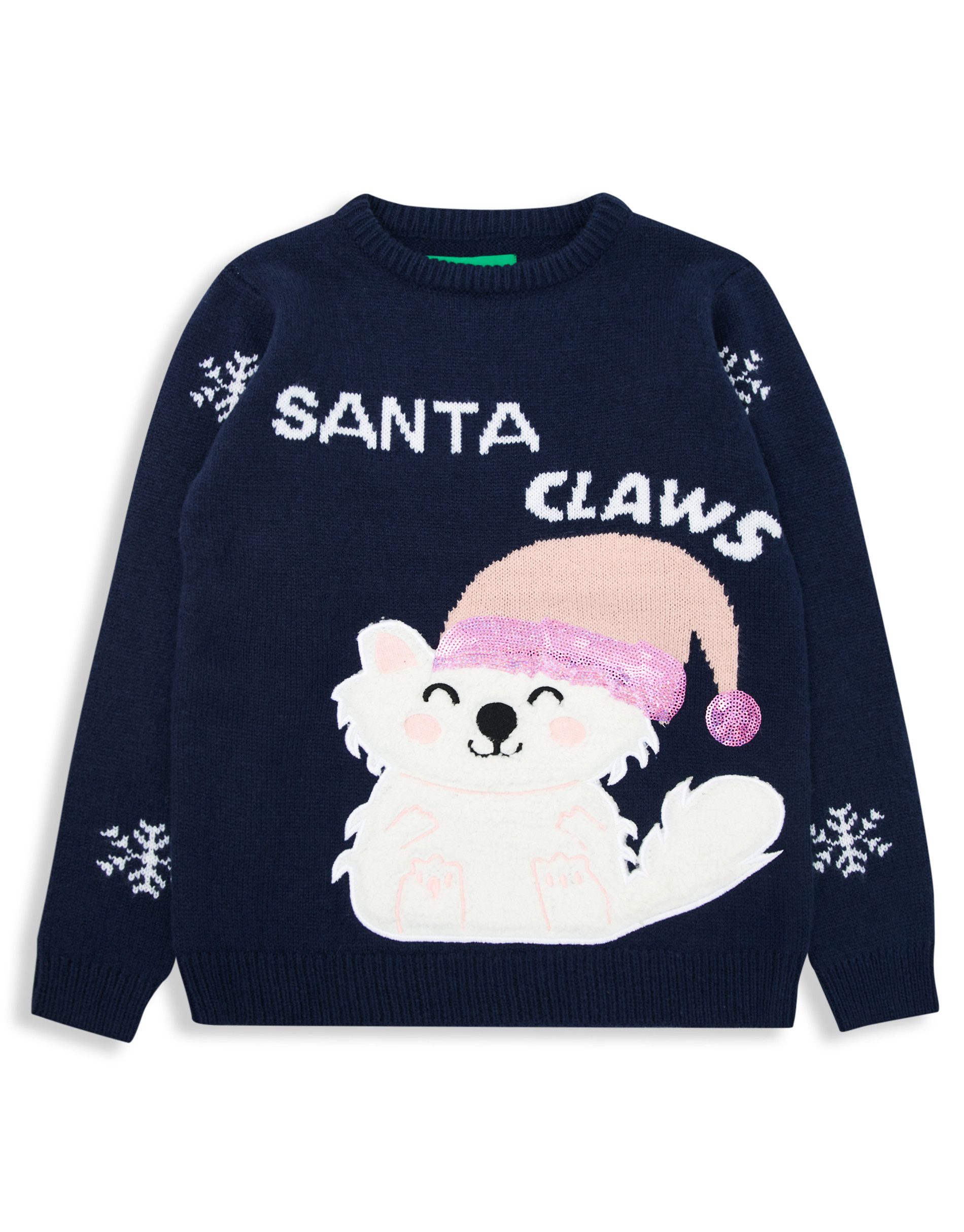 Rundhalspullover Xmas Jumper Claws