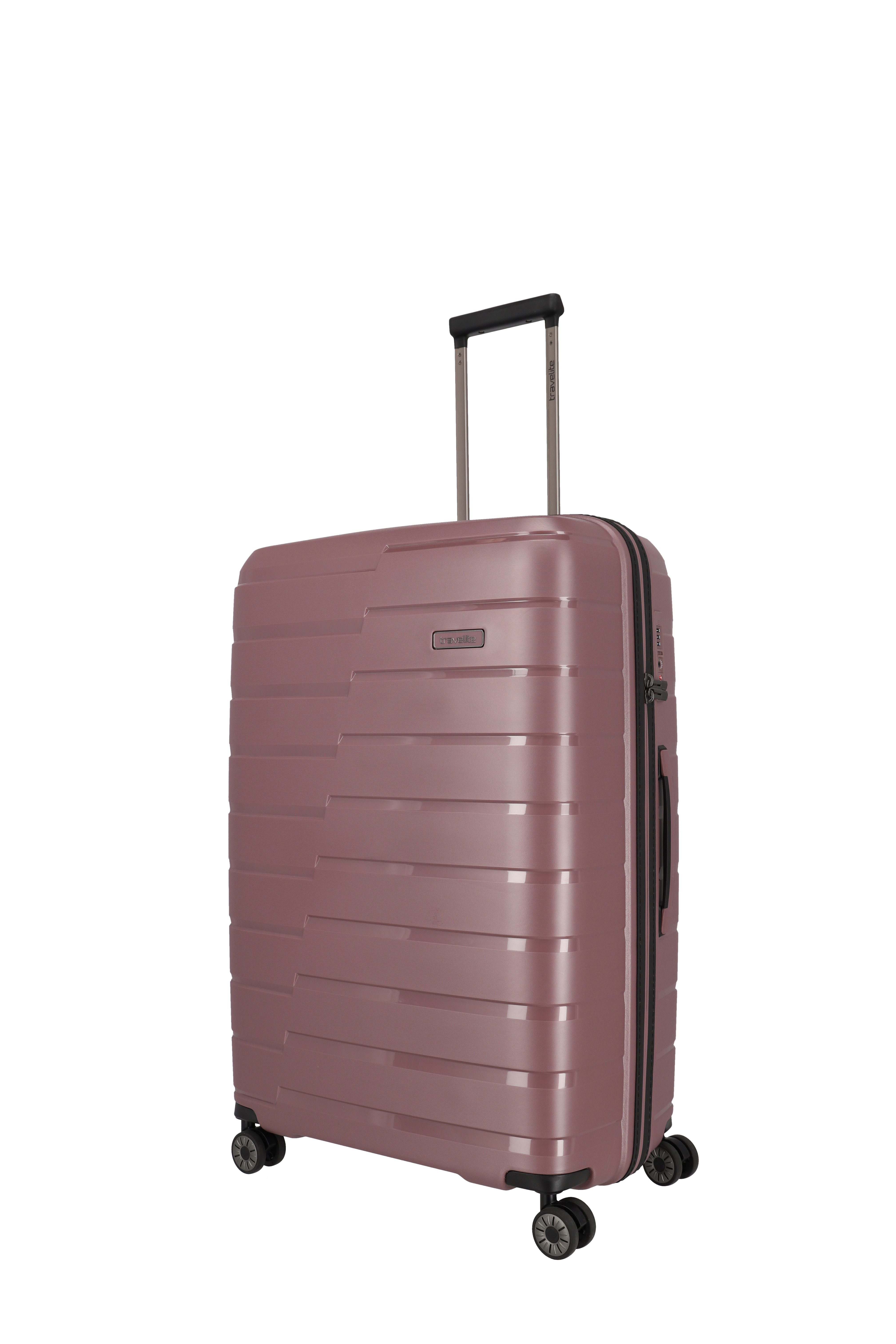 travelite Trolleyset AIR BASE 3-teilig Reisekoffer Hartschale, 4 Rollen, (Set), mit TSA-Schloss und bruchfester Polypropylen-Schale