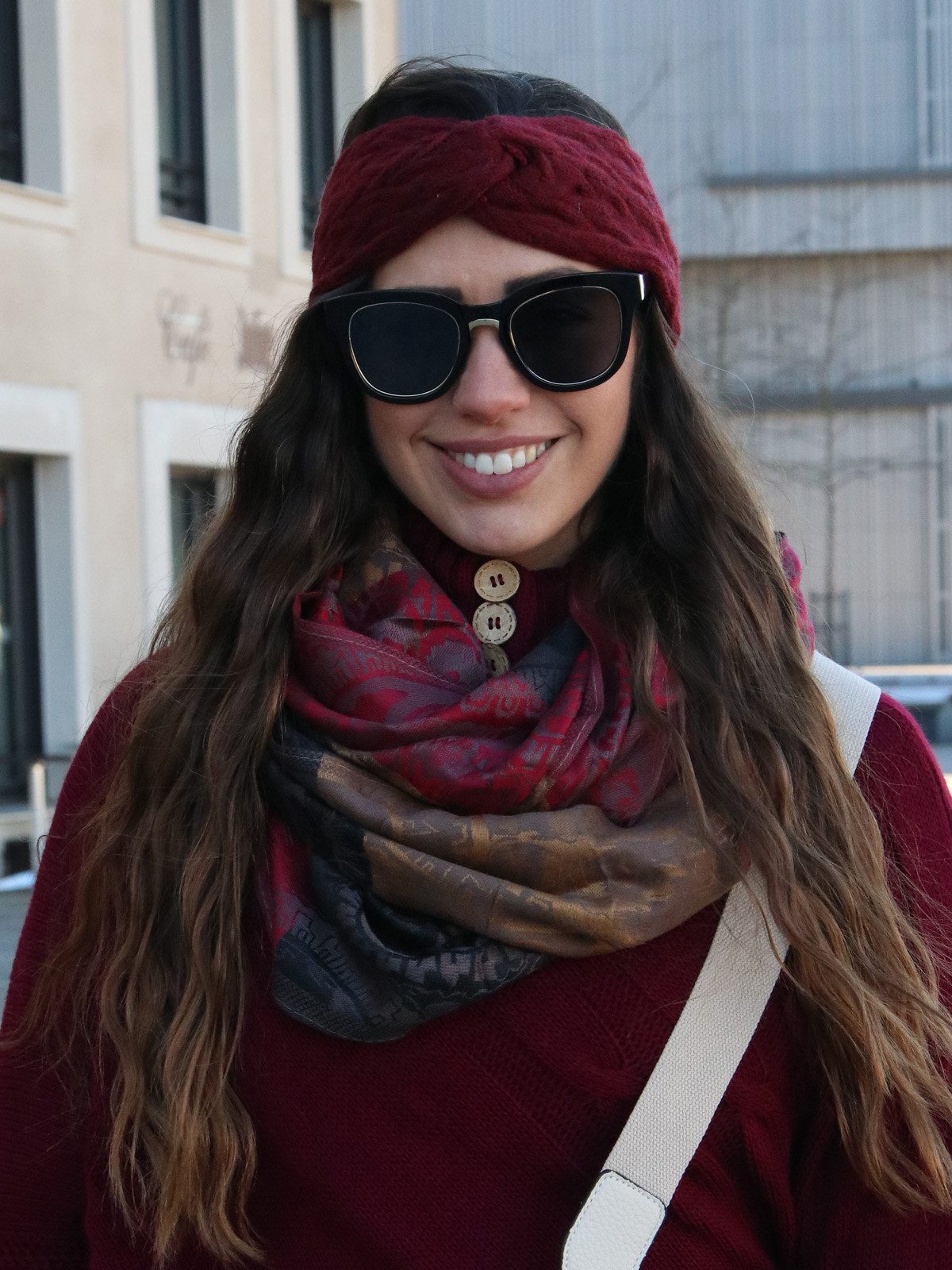 styleBREAKER Loop Loop mit Hibiskus Blüten günstig online kaufen
