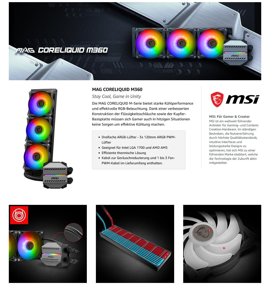 Meinpc Intel Core i9 24x 6.0 Ghz mit RTX 5070 Gaming-PC (Intel Core i9 i9-14900K, RTX 5070, 32 GB RAM, 1000 GB SSD, Wasserkühlung 360mm RGB, Gaming, Gamer, RGB)