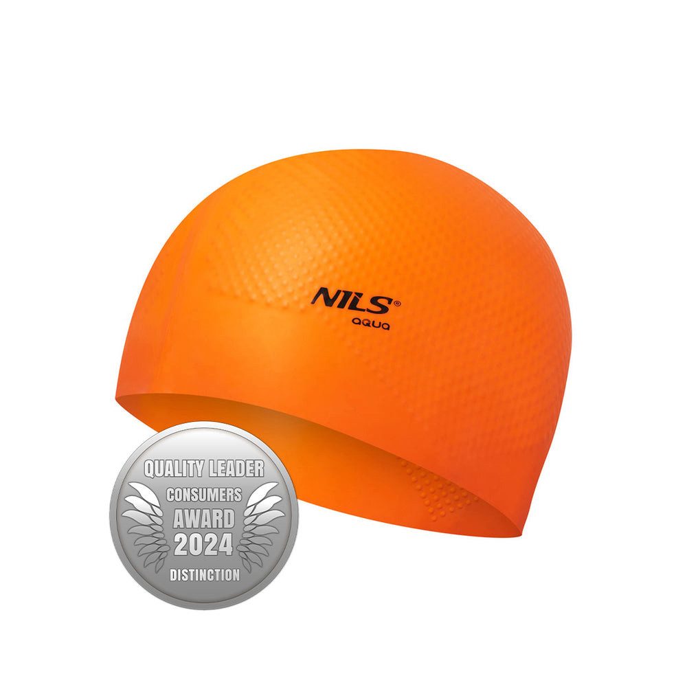 NILS AQUA Badekappe Schwimmhaube Badekappe (Spar-Set, 1 St), steigert Effizienz und Geschwindigkeit beim Training