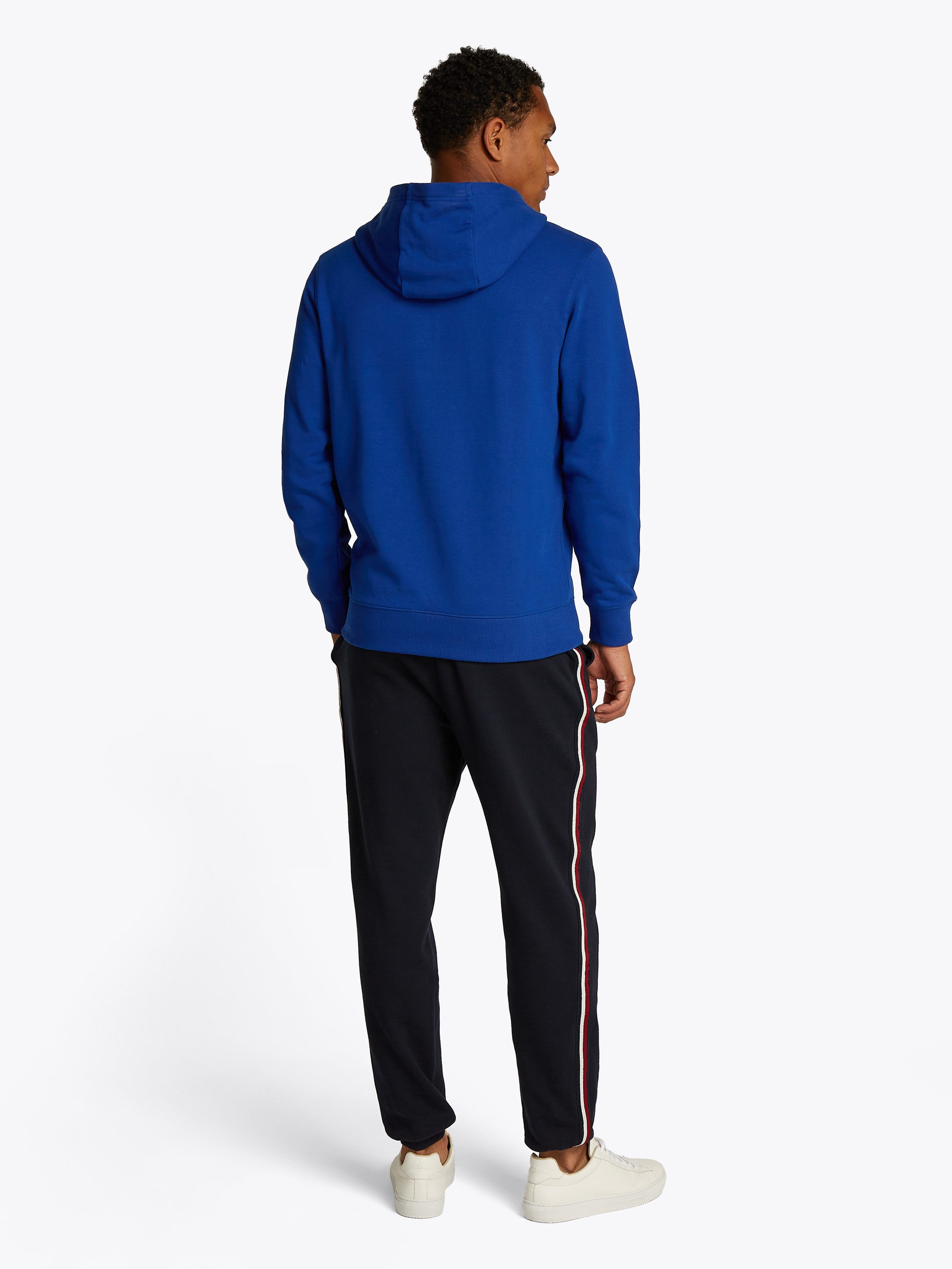 Tommy Hilfiger Hoodie HILFIGER CENTER STACK HOODY mit großem mehrfarbigen Print