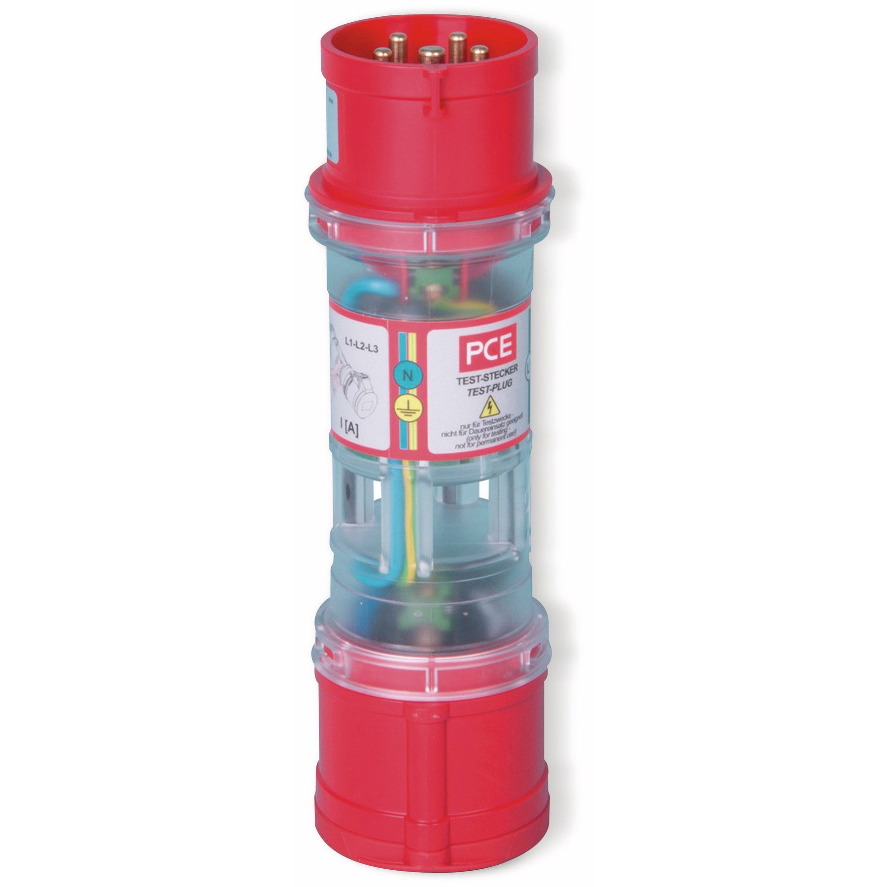 PCE Вилка cee PCE CEE-Strommessstecker 16 A, 5-polig