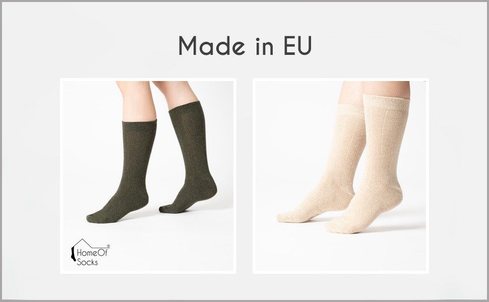 HomeOfSocks Norwegersocken 2 Paar Wollsocken, Kaschmir, unifarben, 34% (2-Paar) unifarben, druckarmer Gummibund – Bild 5 von 5
