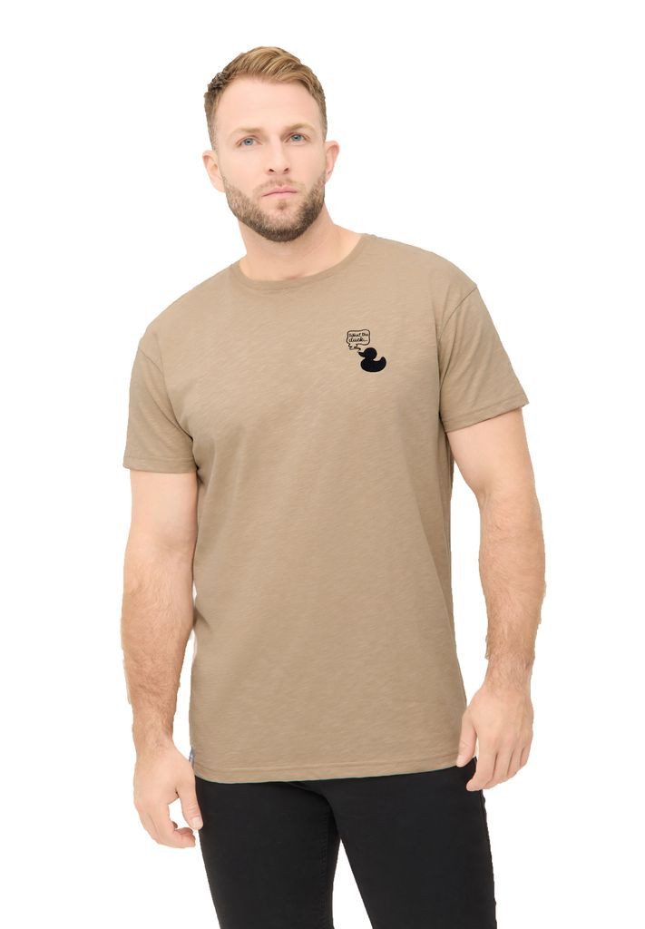 Derbe Print-Shirt What The Duck Herren T-Shirt (1-tlg)