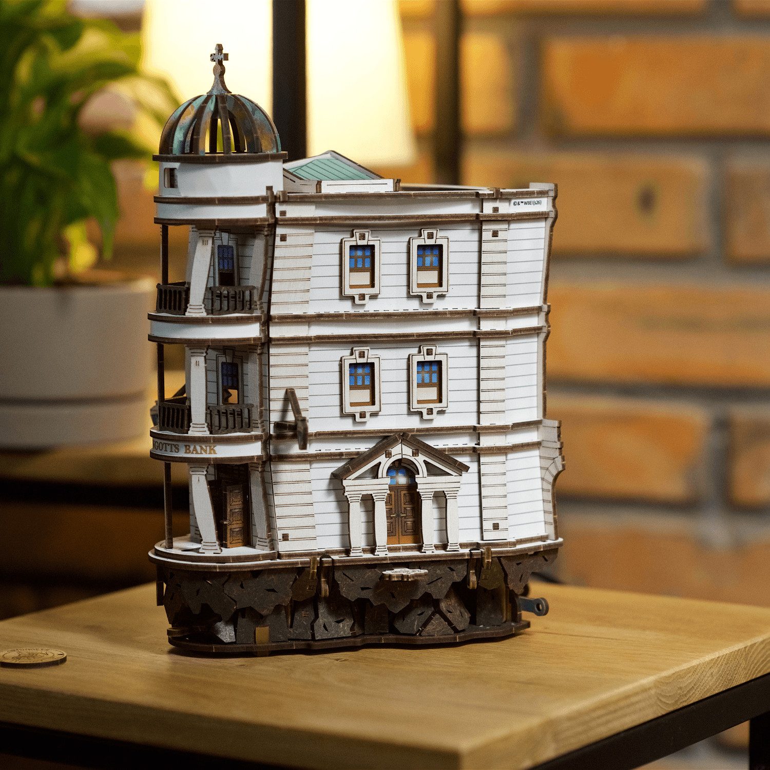 UGEARS Modellbausatz Ugears Gringotts Bank Marble Run Harry Potter? Mechanischer Bausatz, (1020-tlg)
