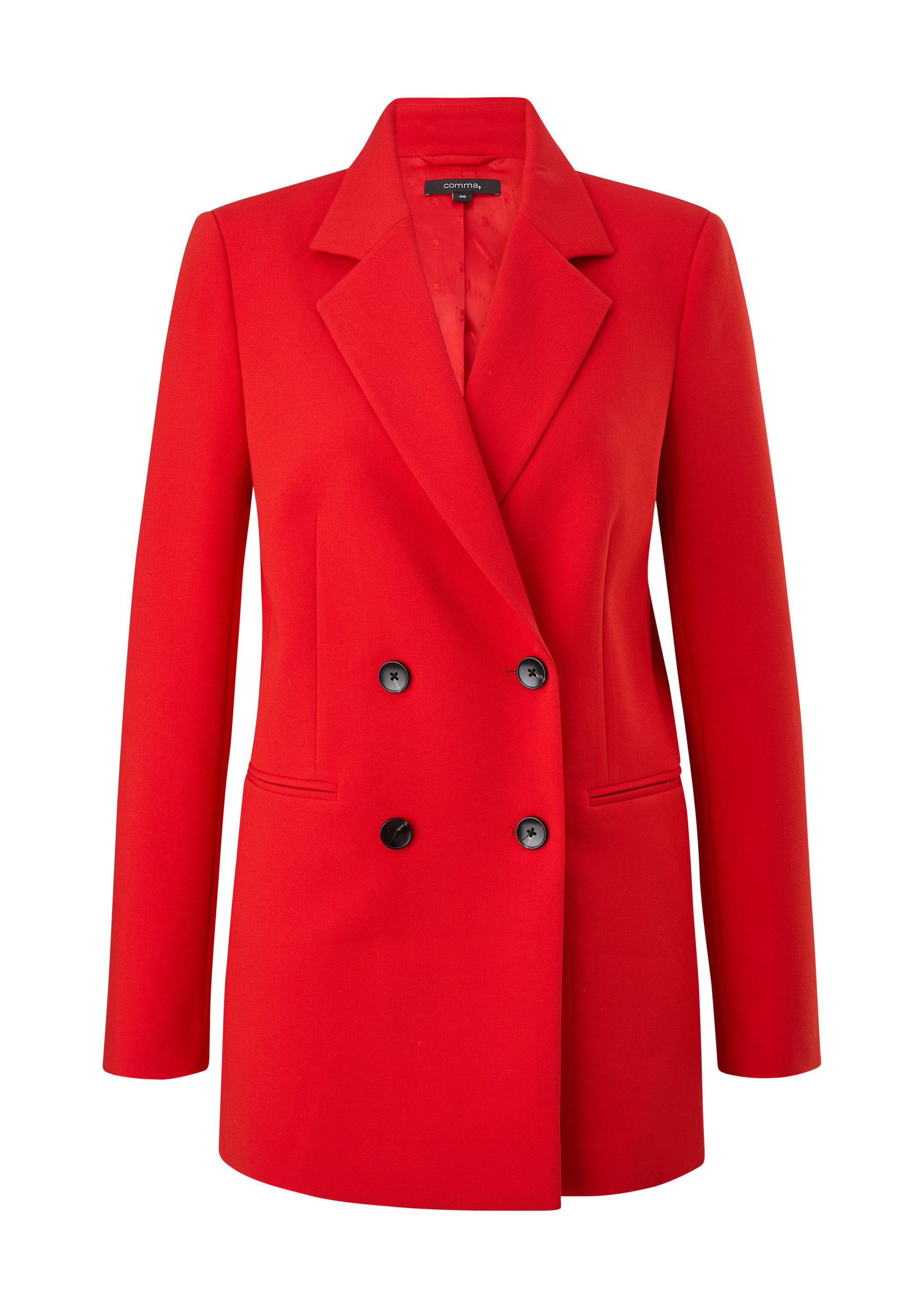 comma Jackenblazer Indoor-Blazer Longblazer aus Viskosemix günstig online kaufen