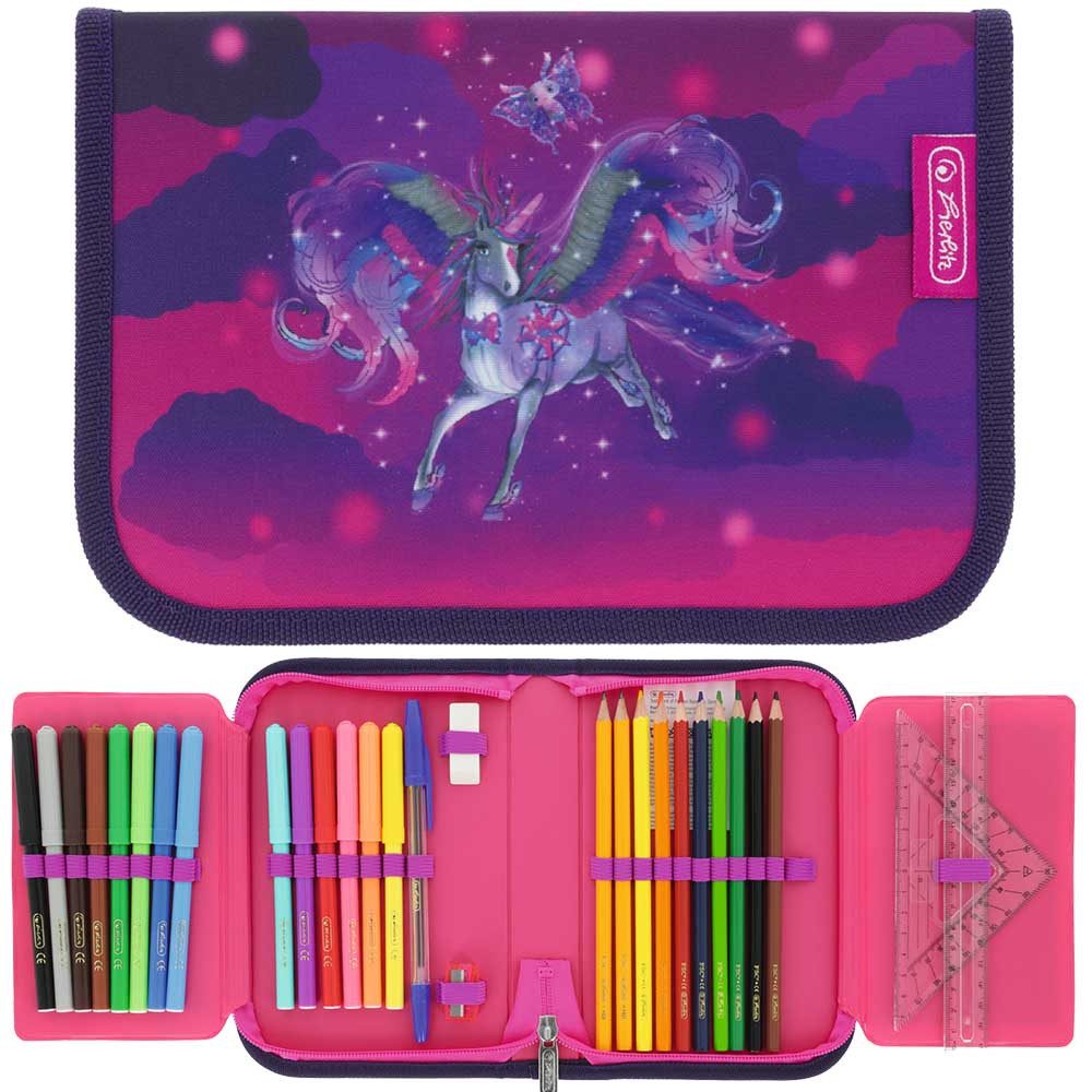 Herlitz Federmäppchen 31-teilig 2025 Mädchen Magic Unicorn