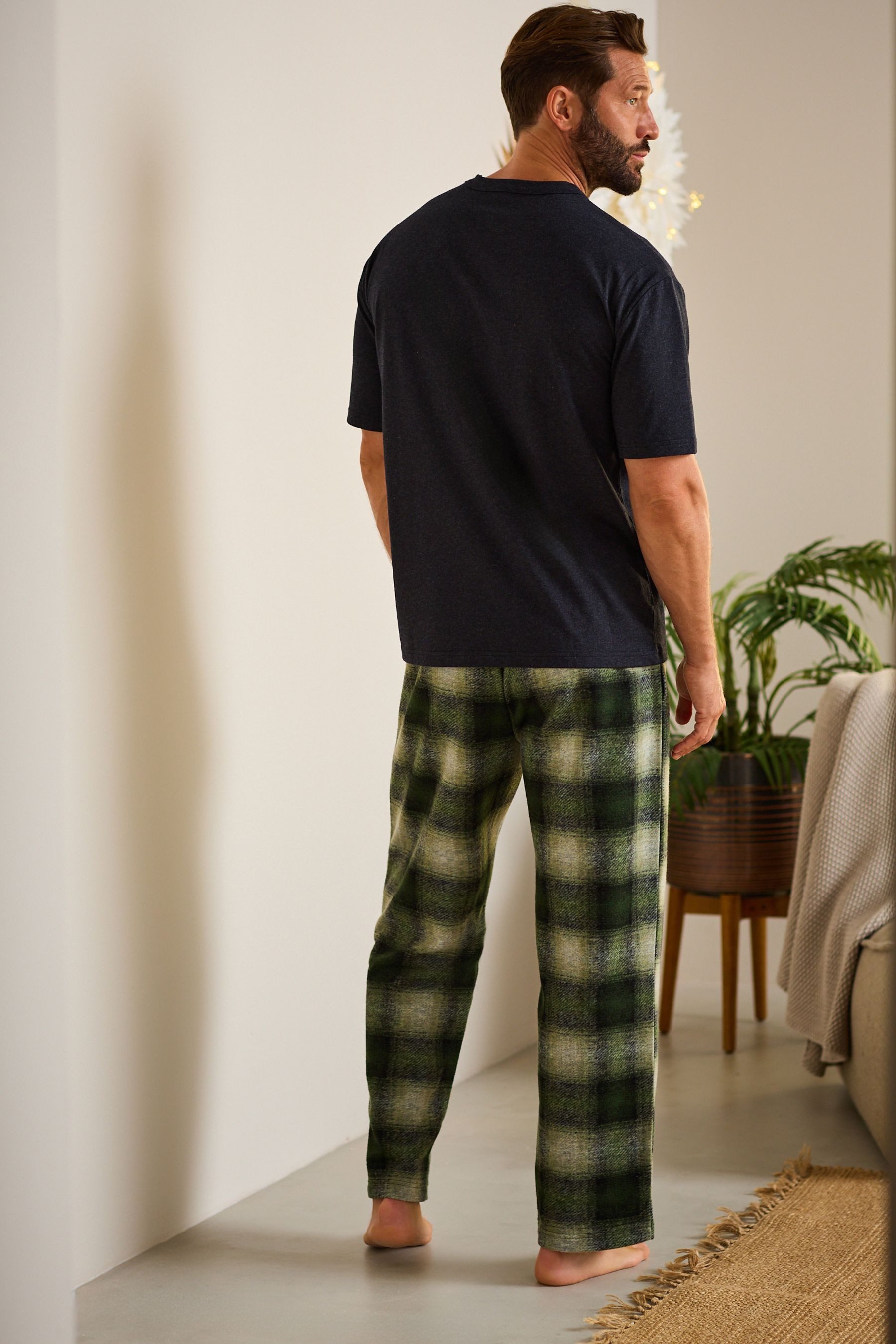 Next Pyjama Kuscheliger, angerauter Schlafanzug (2 günstig online kaufen