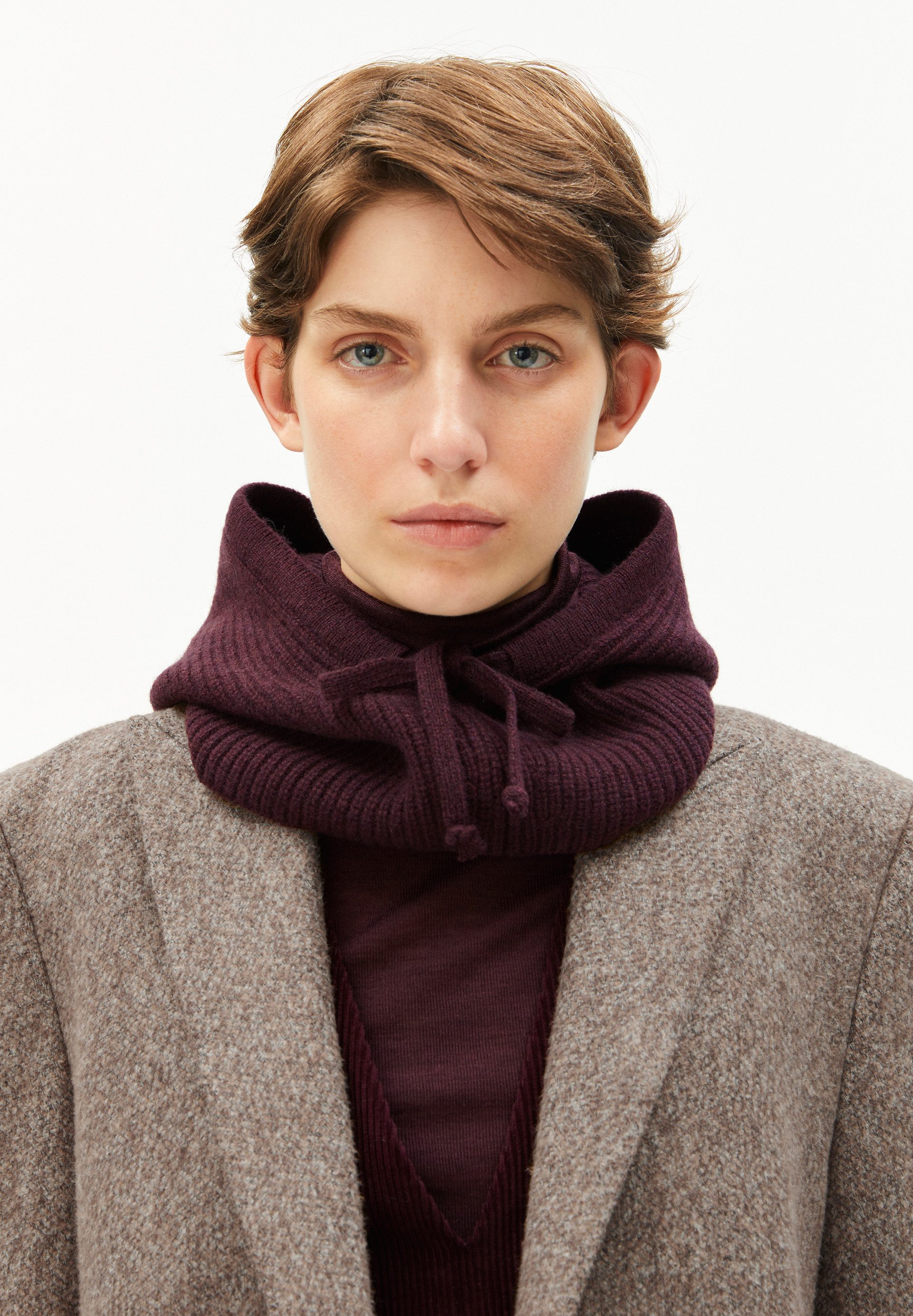 Armedangels Strickmütze DEAATA Unisex Mütze Aus Woll Mix Regular Fit günstig online kaufen