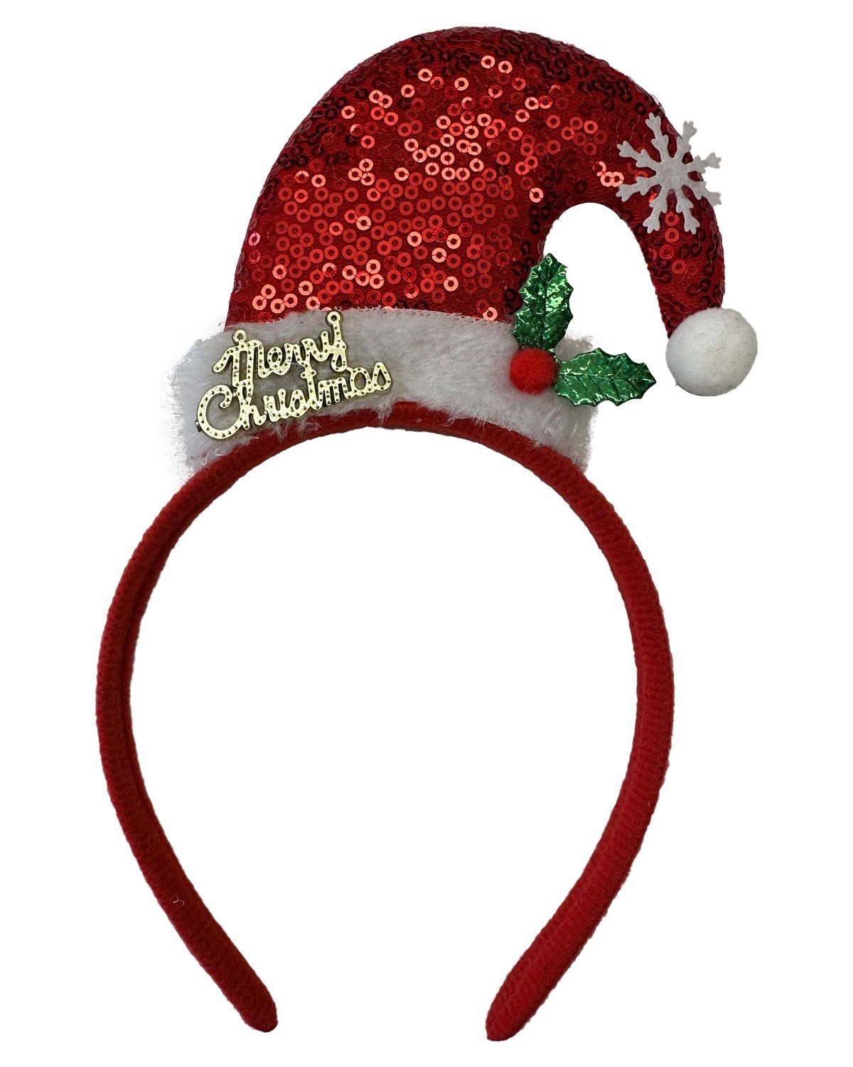 Kostüm Nikolausmütze - Haarreif Weihnachtself 414027, Ro