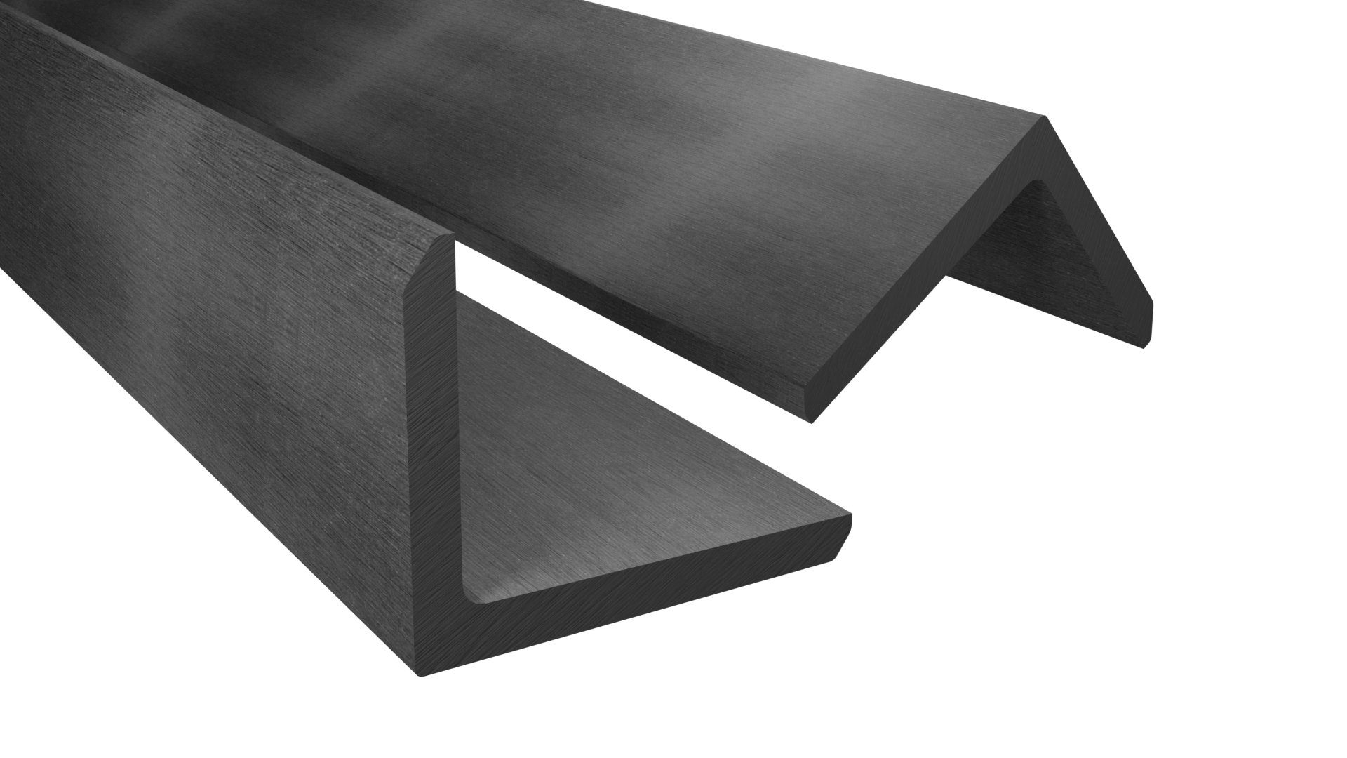 Endorphin Terrassendielen ® WPC Abschlussleisten 10er Set Hellgrau 110cm Winkelprofil 5,5 x 4,5c, BxL: je 5.5x110.0 cm