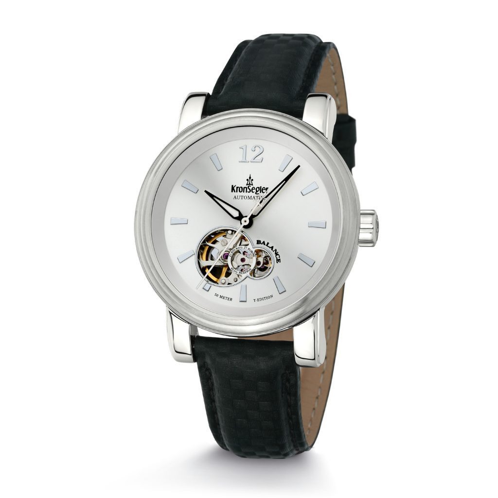 Automatikuhr Balance T-Edition Herrenuhr 40 mm mit Lederband