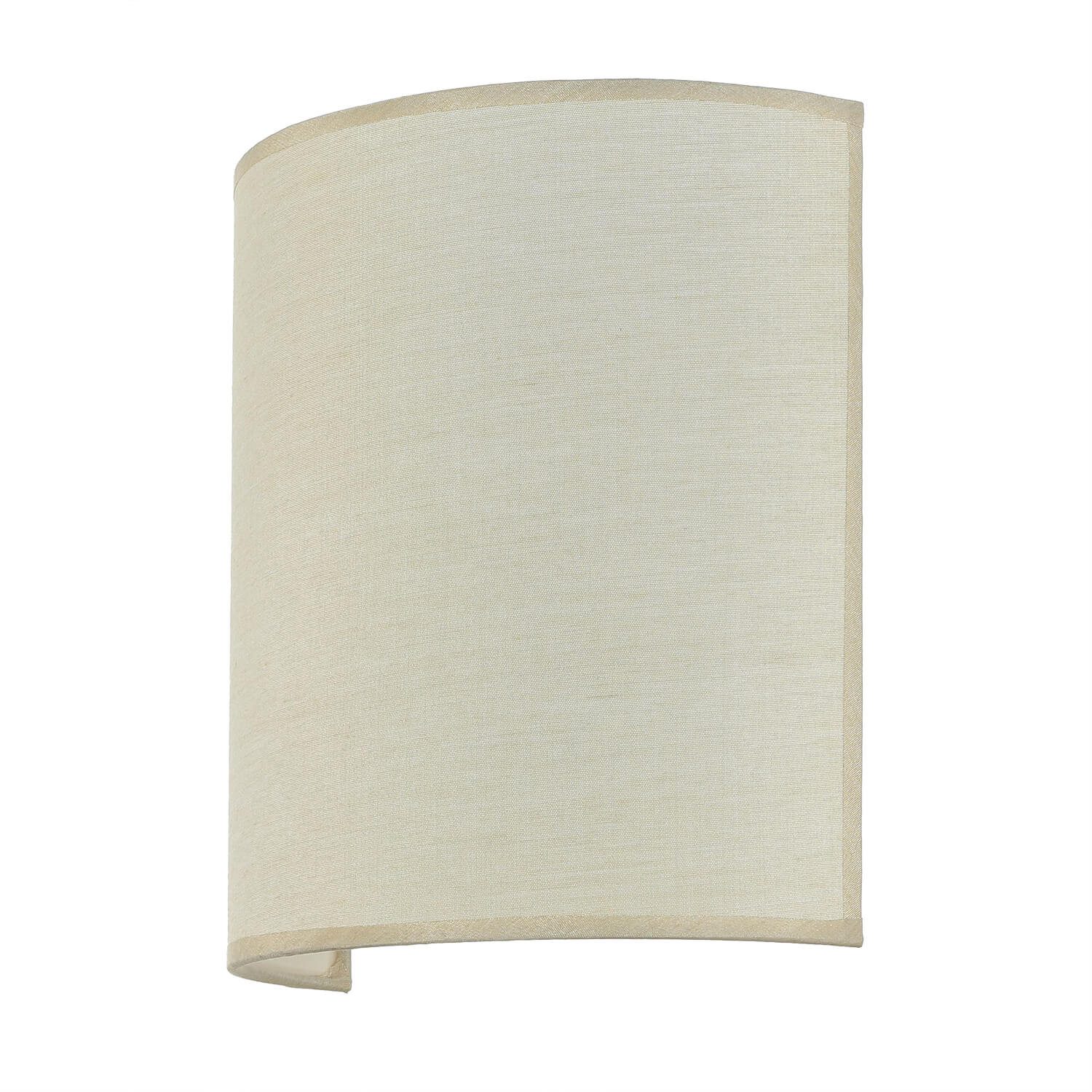 Licht-Erlebnisse Wandleuchte ALICE, ohne Leuchtmittel, Wandlampe Kaffee Braun Stoff Lampe