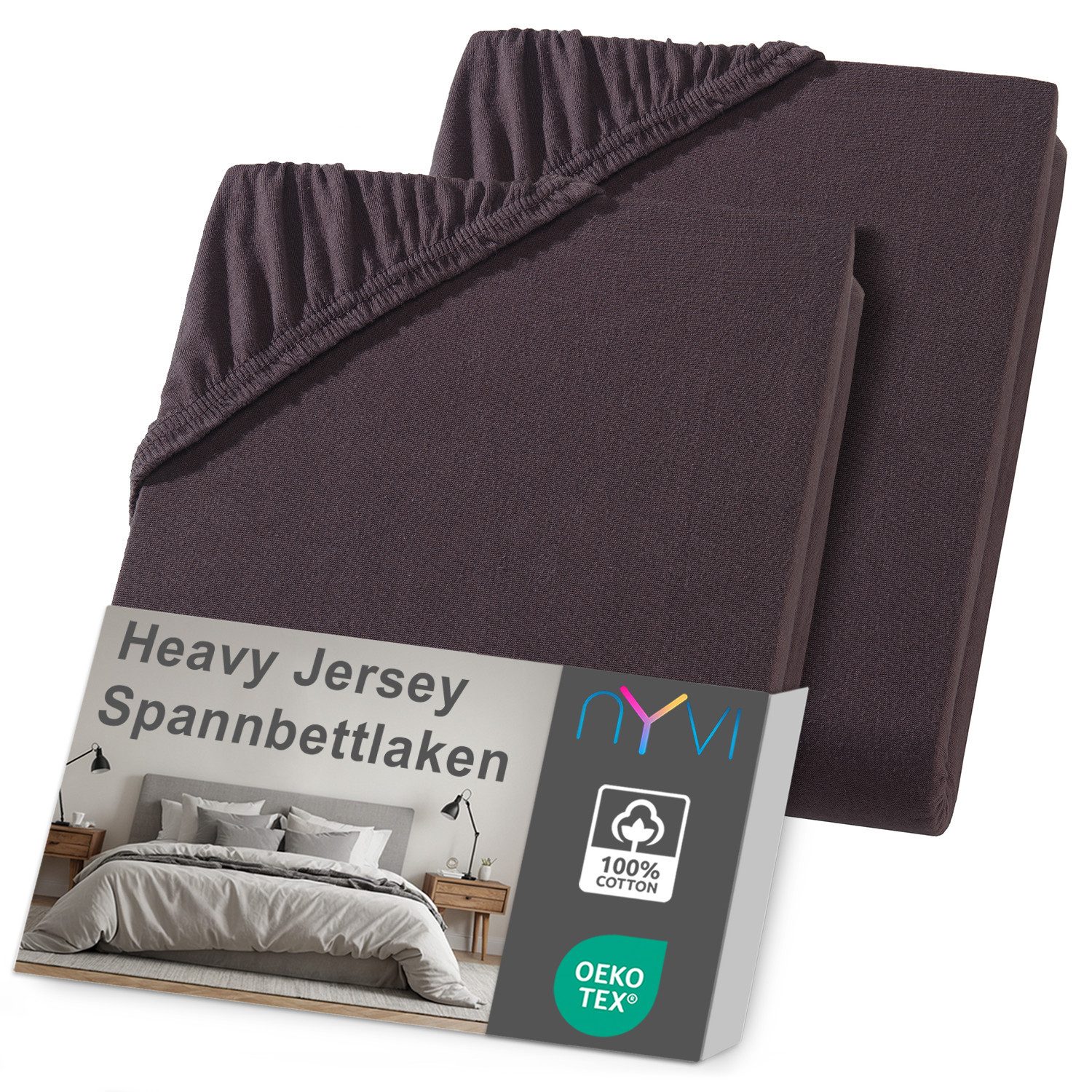 NYVI Spannbettlaken Spannbettlaken DreamScience Heavy Jersey günstig online kaufen