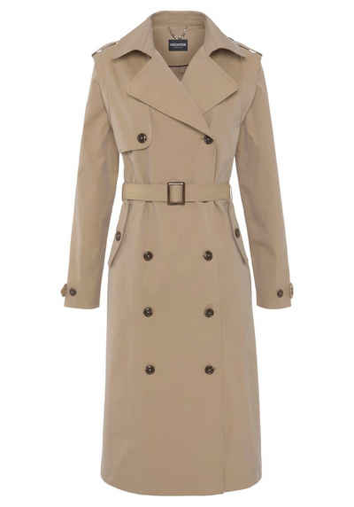 HECHTER PARIS Trenchcoat (Set, 4-tlg., mit abnehmbaren Ärmeln) zur Trenchweste umfunktionierbar