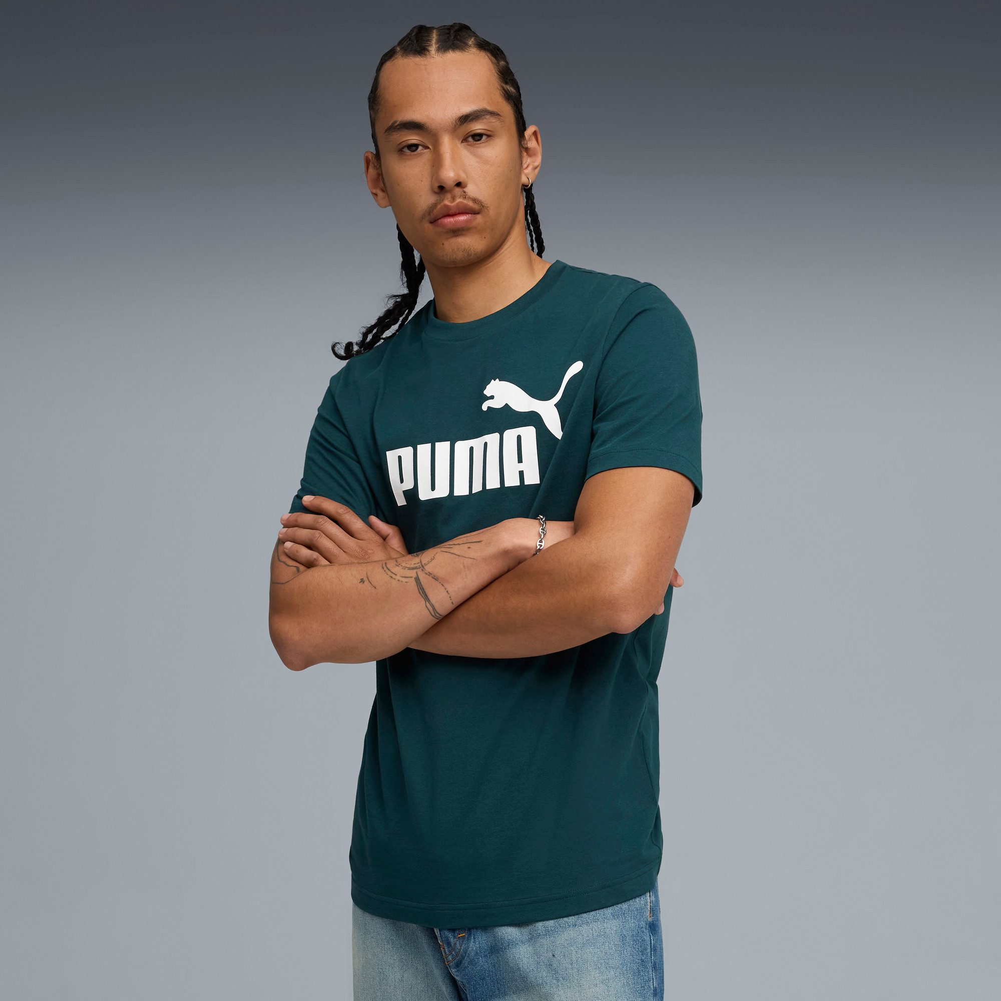PUMA T-Shirt ESS NO. 1 LOGO TEE (S) Regular Fit, Kurzarm, Rundhalsausschnit günstig online kaufen