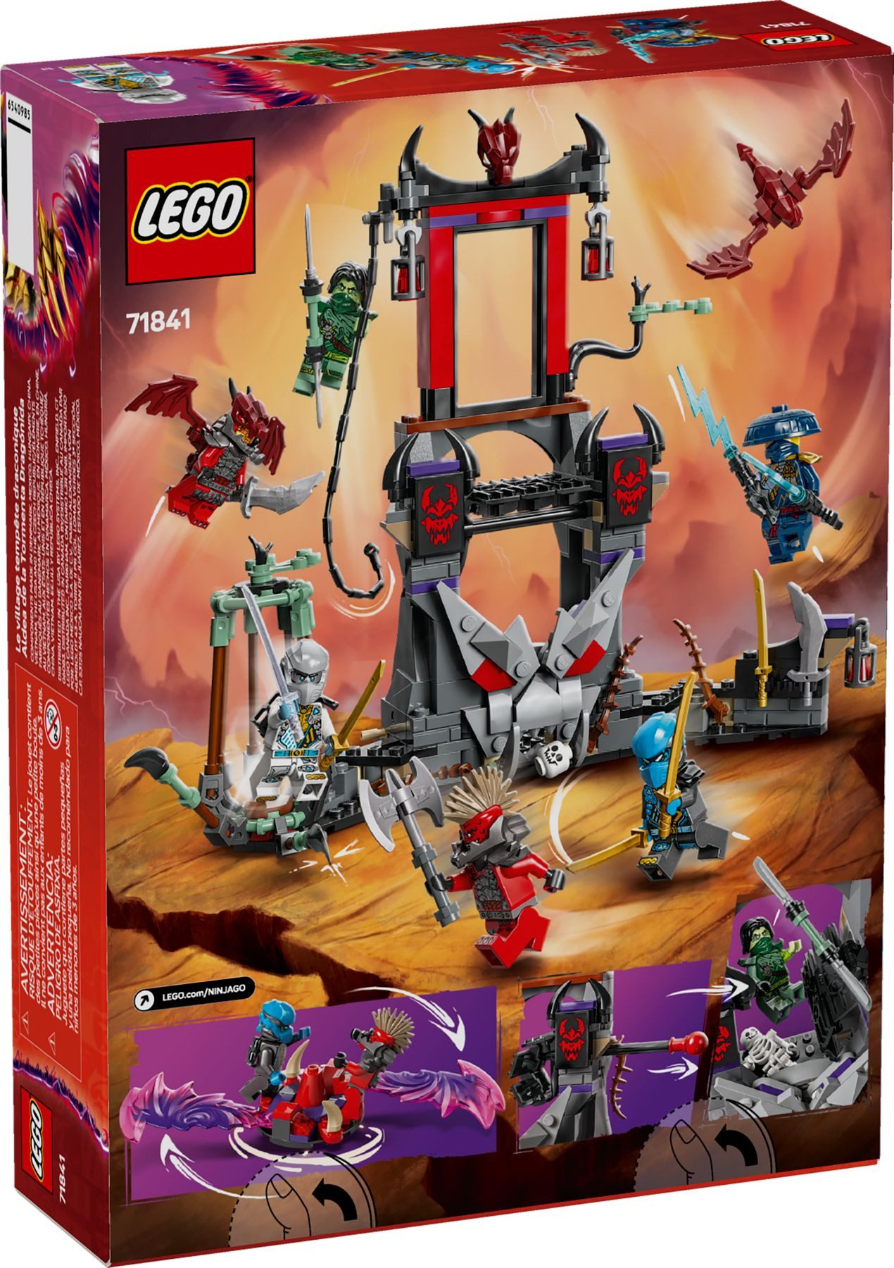LEGO® LEGO® NINJAGO® 71841 Drachensturmdorf Konstruktionsspielsteine, (305 St) – Bild 2 von 5