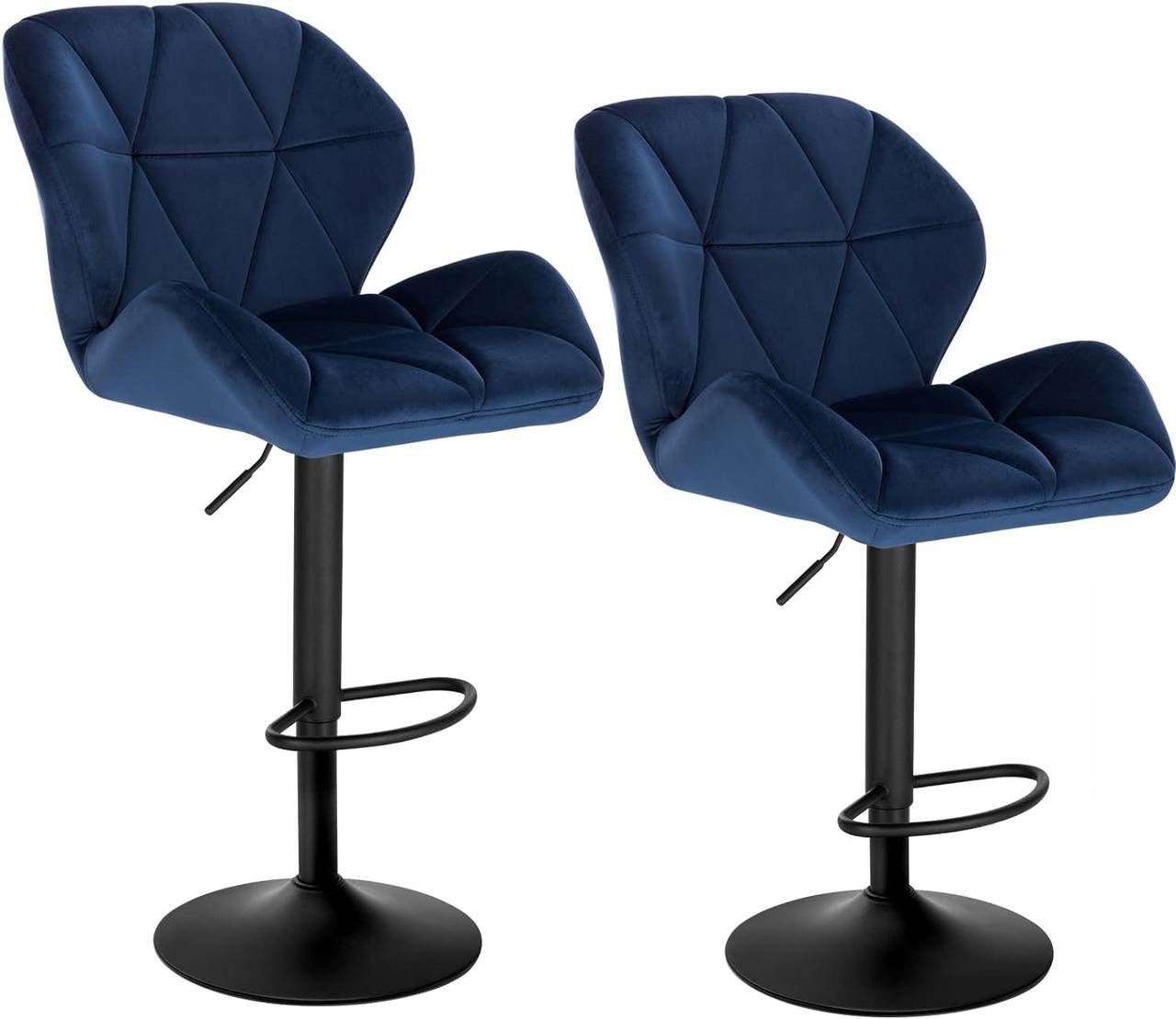 Woltu Barhocker (Set, 2 St), Tresenhocker Designer Hocker mit Rückenlehne günstig online kaufen