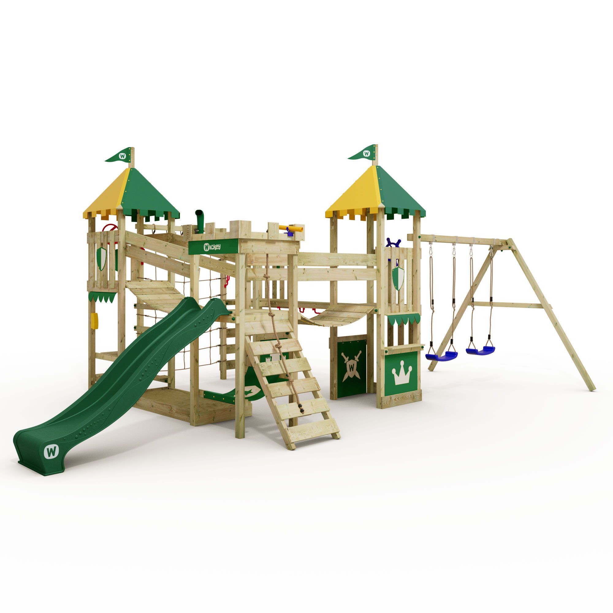 Spielturm Smart Queen – Abenteuer-Burg mit Rutsche, Spielhaus & Sandkasten