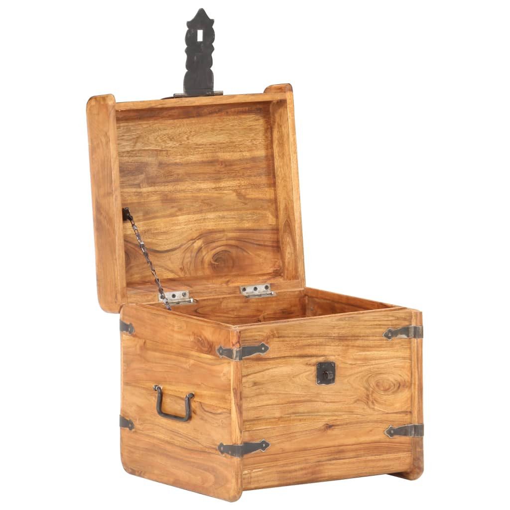 vidaXL Aufbewahrungsbox Truhe 40x40x40 cm Massivholz günstig online kaufen