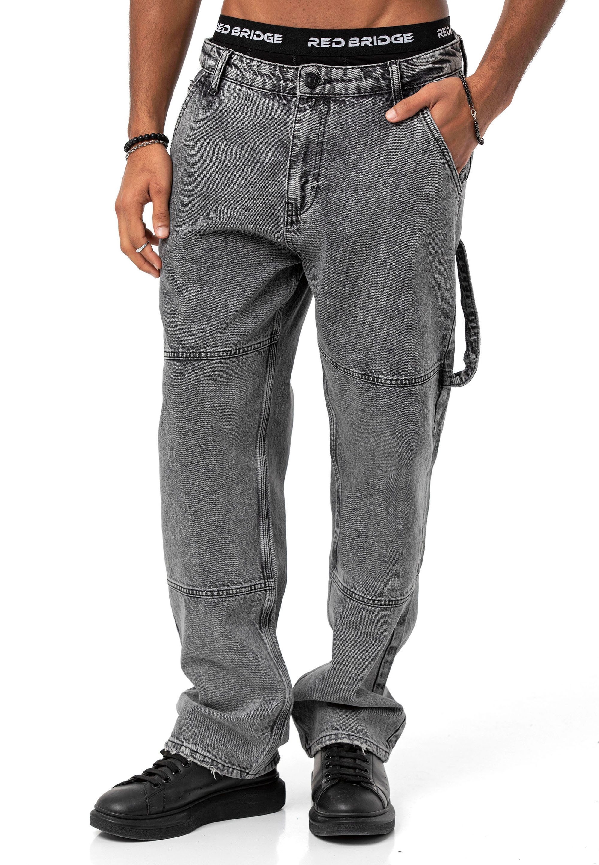 RedBridge Weite Jeans Red Bridge Herren Baggy Jeans Hose Denim Pants 5-Pock günstig online kaufen